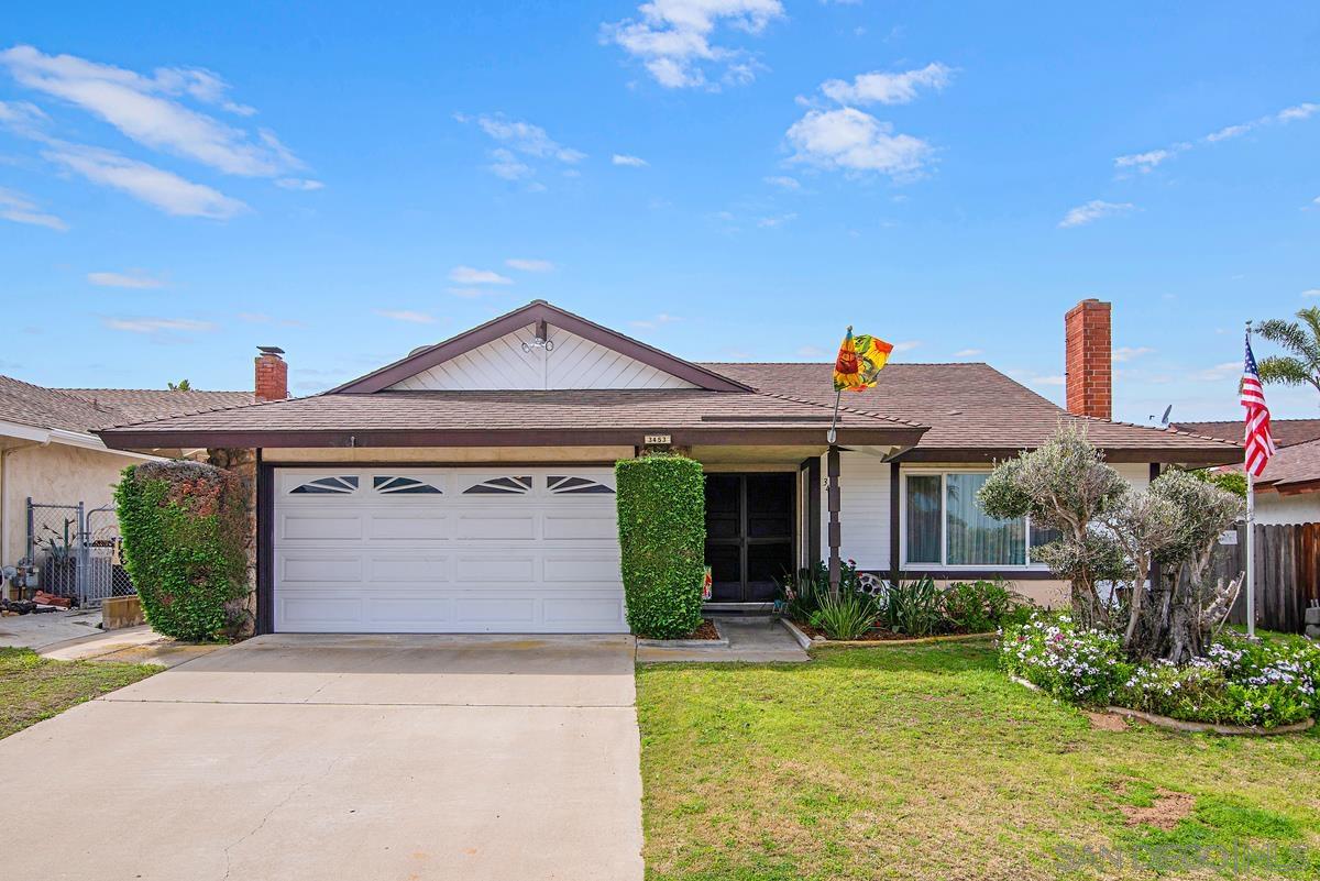 Detail Gallery Image 1 of 1 For 3453  Merrimac Ave, San Diego,  CA 92117 - 4 Beds | 2 Baths