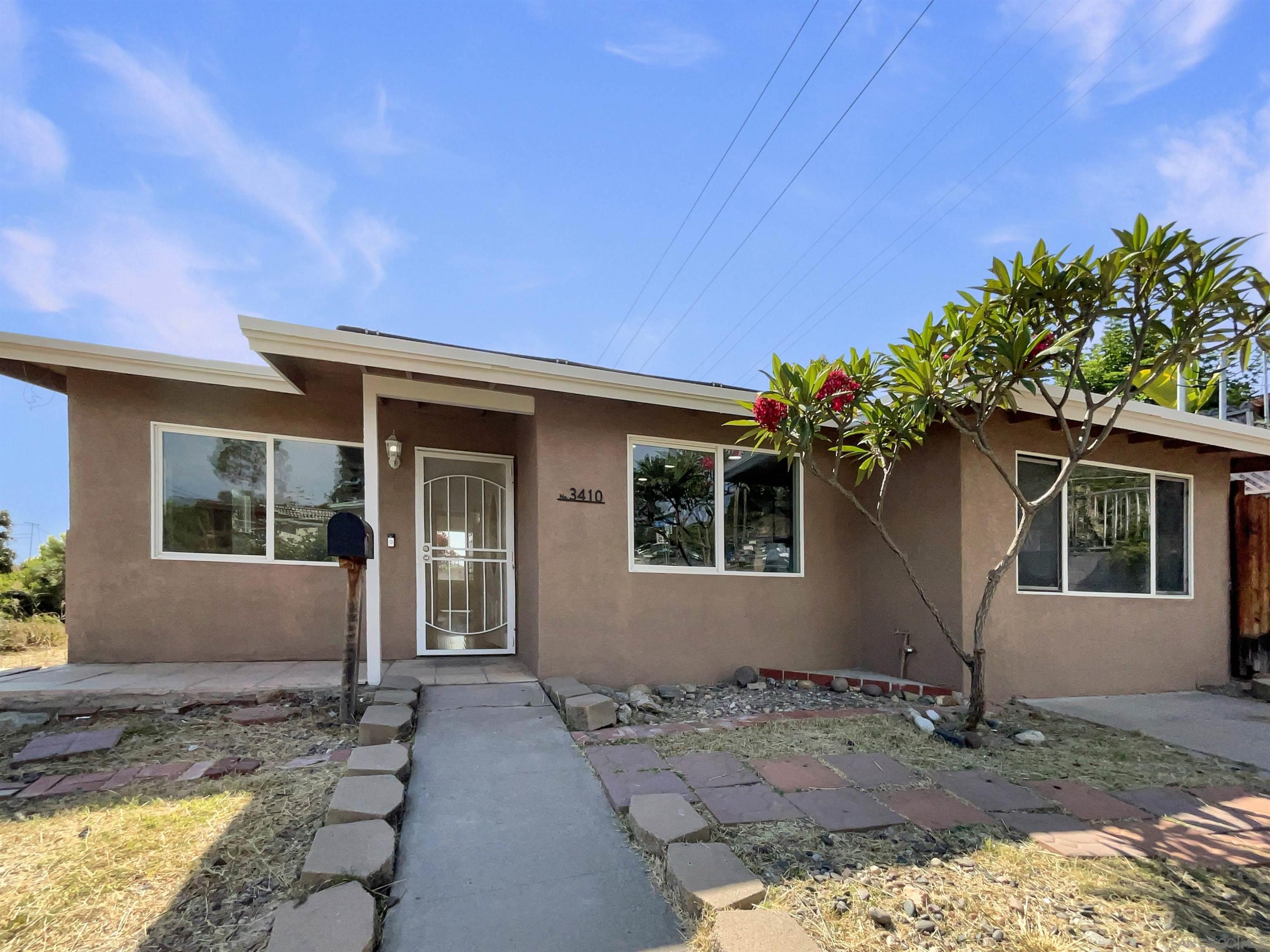 Detail Gallery Image 1 of 1 For 3410  55th St, San Diego,  CA 92105 - 3 Beds | 1 Baths