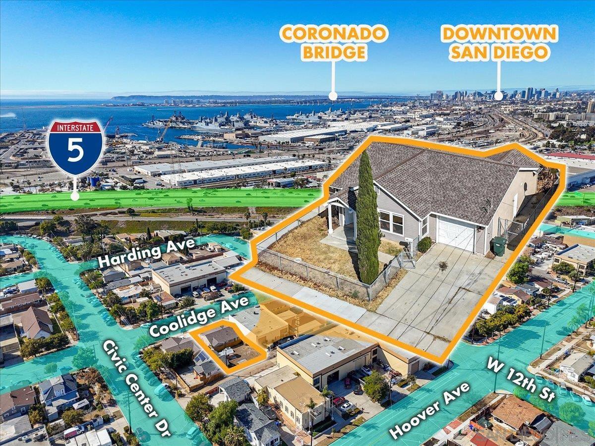 Detail Gallery Image 1 of 1 For 1129  Coolidge Avenue, National City,  CA 91950 - 3 Beds | 2 Baths