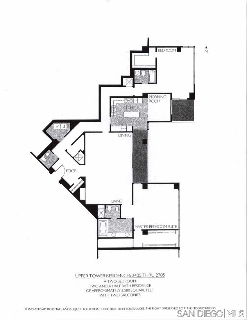 Detail Gallery Image 1 of 1 For 700  Front St  #2505,  San Diego,  CA 92101 - 2 Beds | 2/1 Baths