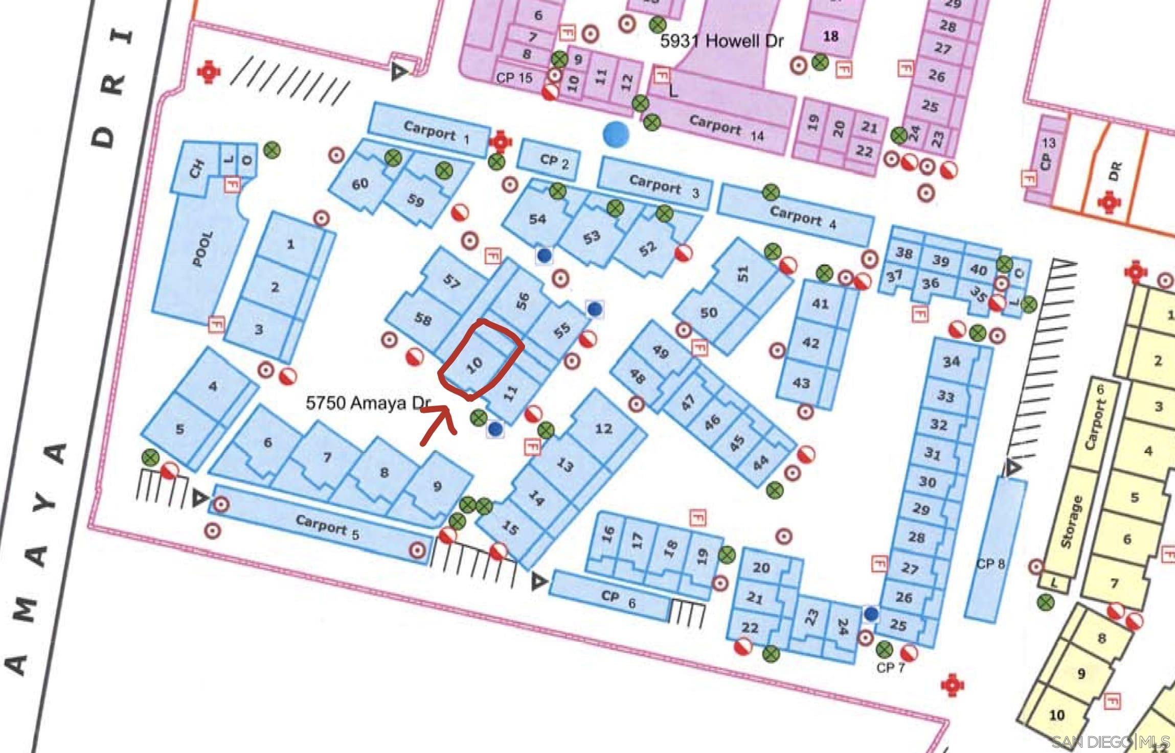 Detail Gallery Image 26 of 26 For 5750  Amaya Dr  #10,  La Mesa,  CA 91942 - 2 Beds | 2 Baths