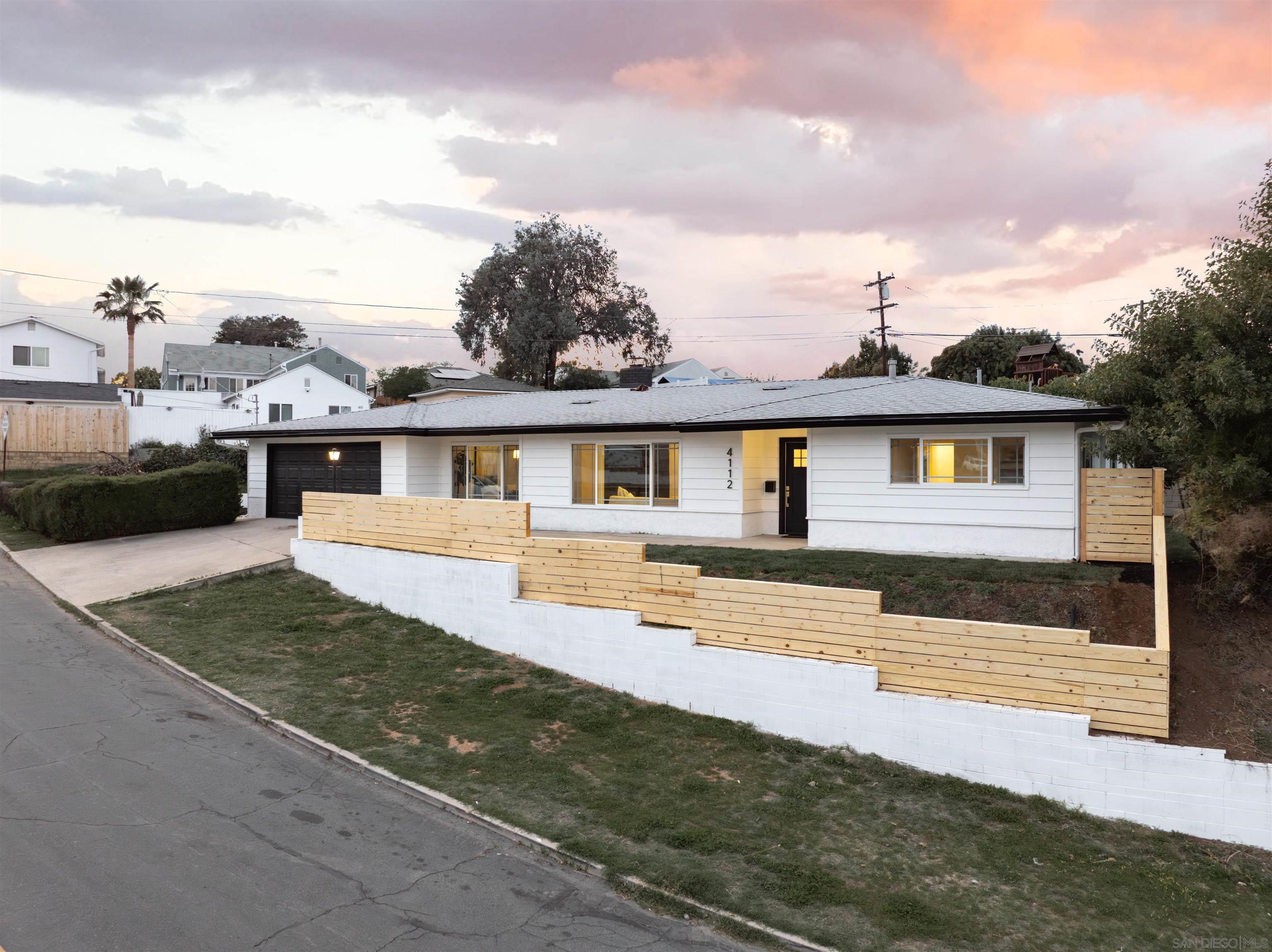 Detail Gallery Image 1 of 1 For 4112  Lois St, La Mesa,  CA 91941 - 3 Beds | 2/1 Baths