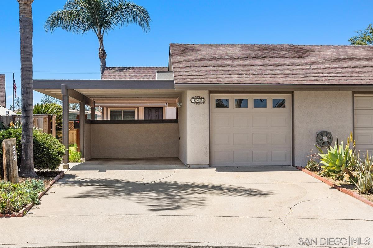 Detail Gallery Image 1 of 1 For 545  Shady Brook Pl, Escondido,  CA 92026 - 2 Beds | 1 Baths