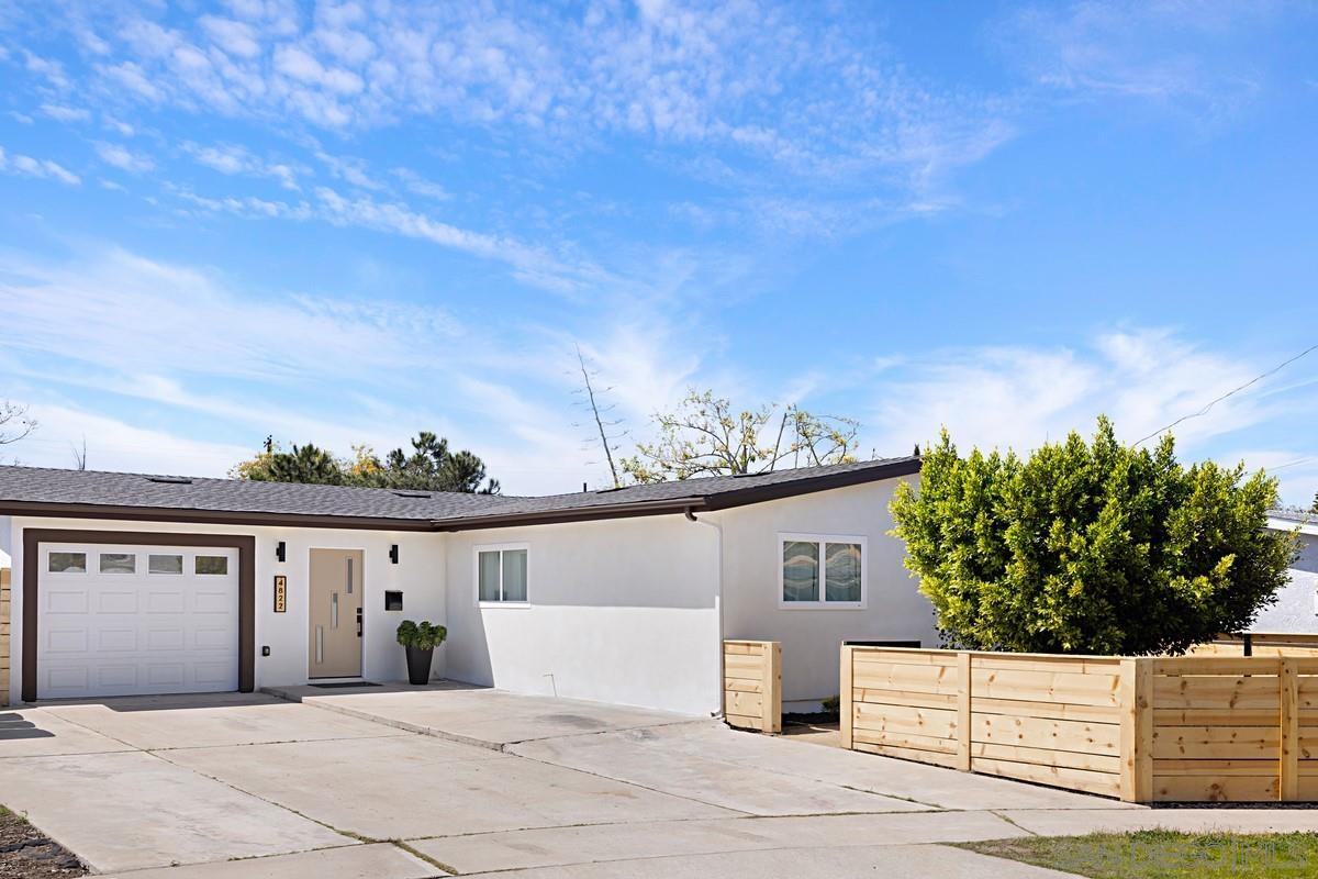 Detail Gallery Image 1 of 1 For 4822  Kesling Court, San Diego,  CA 92117 - 4 Beds | 2 Baths