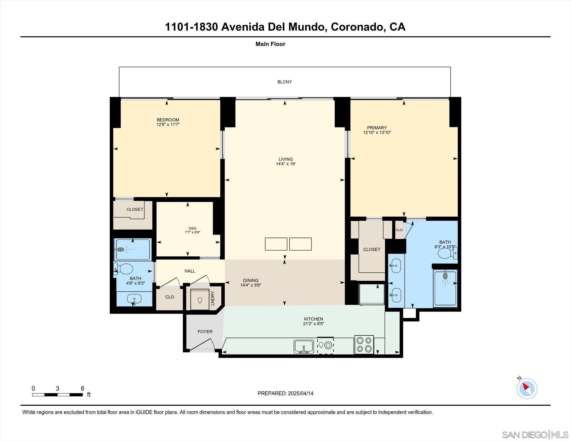 Detail Gallery Image 45 of 45 For 1830  Avenida Del Mundo  #1101,  Coronado,  CA 92118 - 2 Beds | 2 Baths