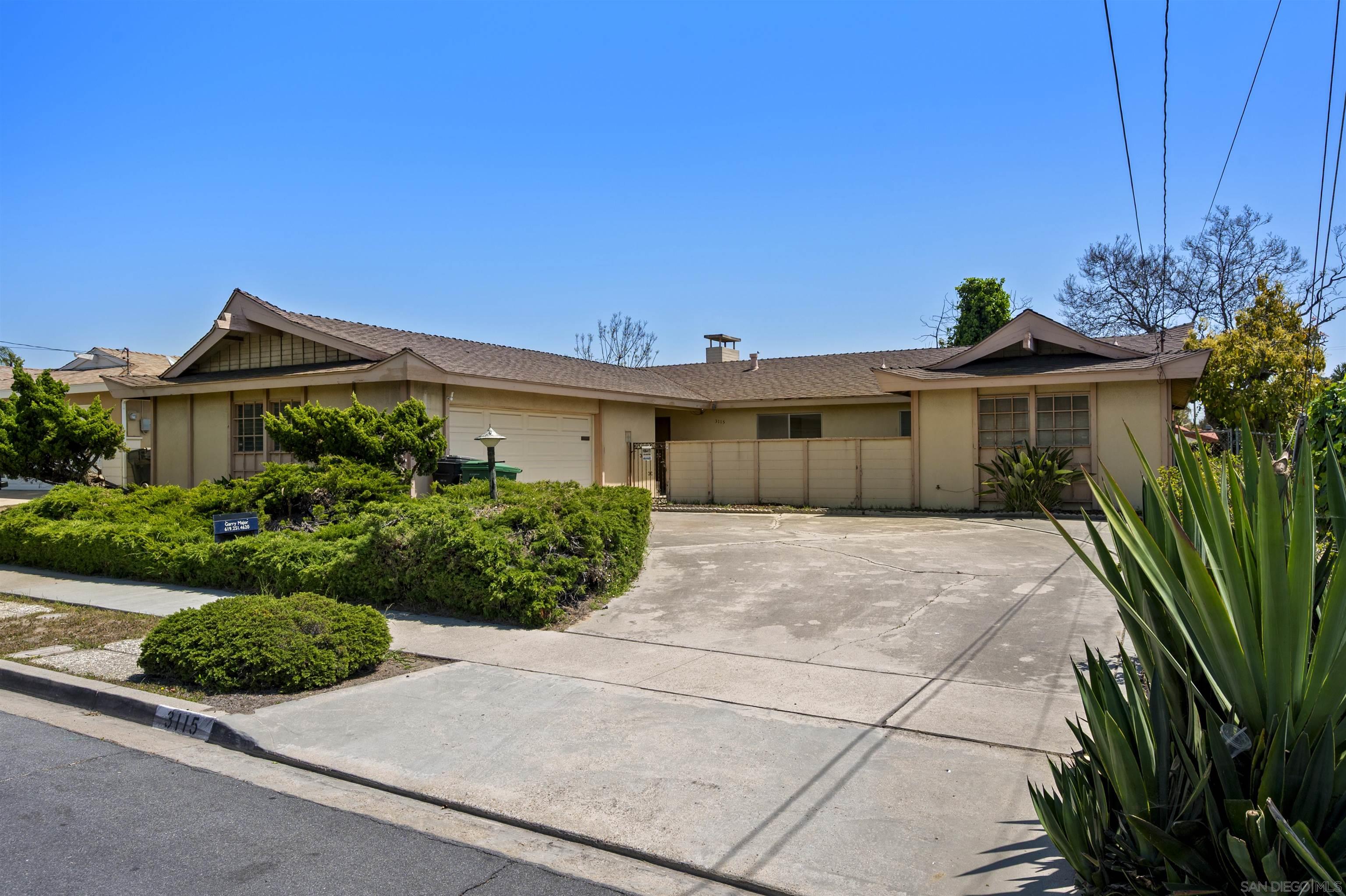 Detail Gallery Image 1 of 1 For 3115  Mount Miguel Dr, San Diego,  CA 92139 - 4 Beds | 2 Baths