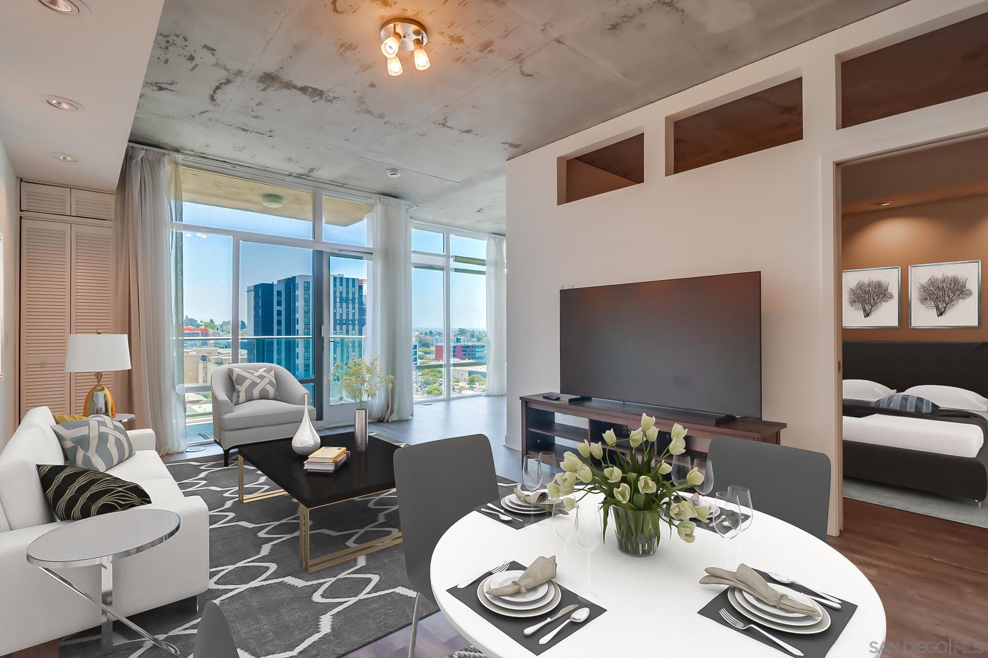 Detail Gallery Image 1 of 1 For 1080  Park Blvd  #910,  San Diego,  CA 92101 - 1 Beds | 1 Baths