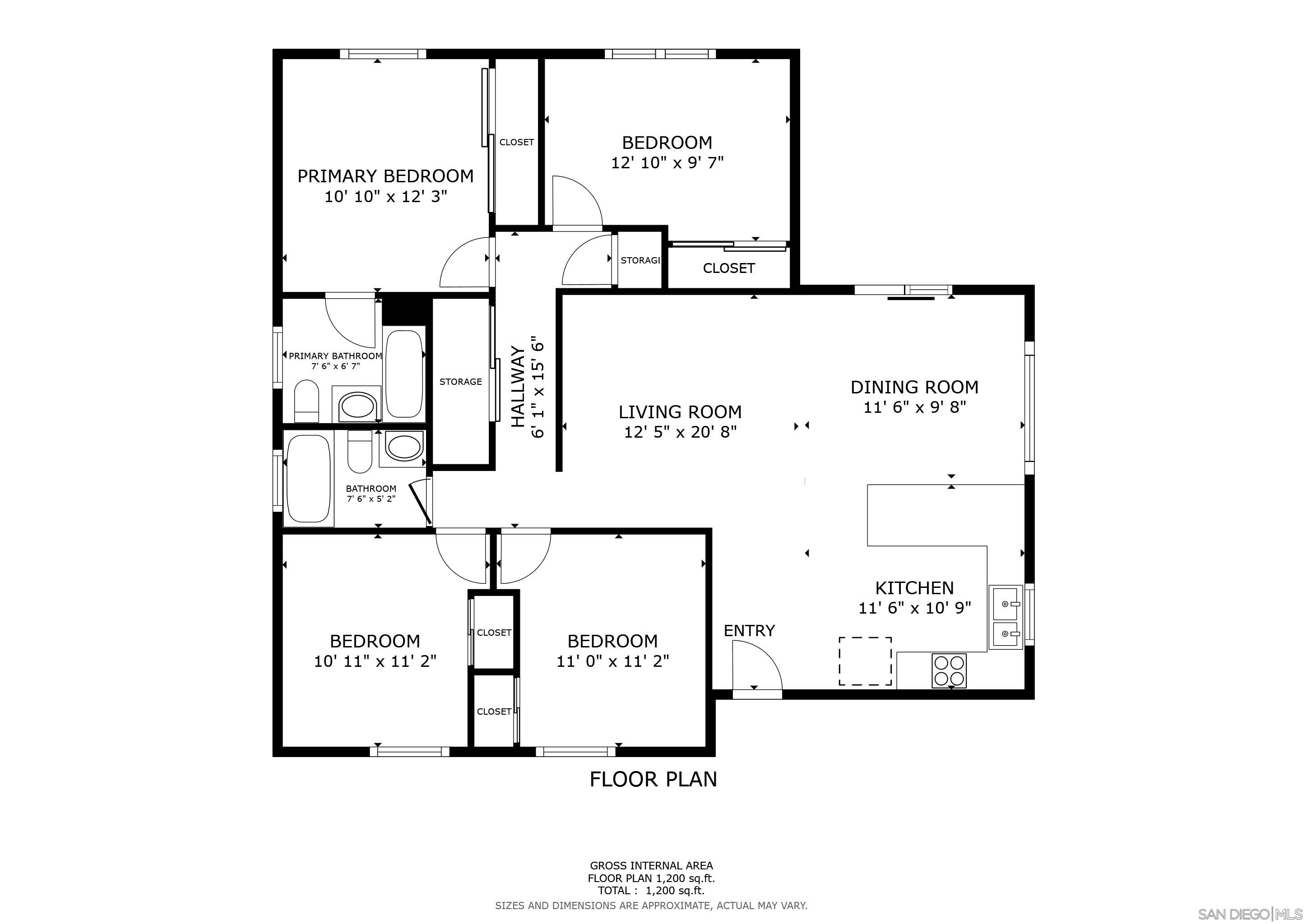 Detail Gallery Image 1 of 1 For 1807  Double D Dr, El Cajon,  CA 92021 - 4 Beds | 2 Baths