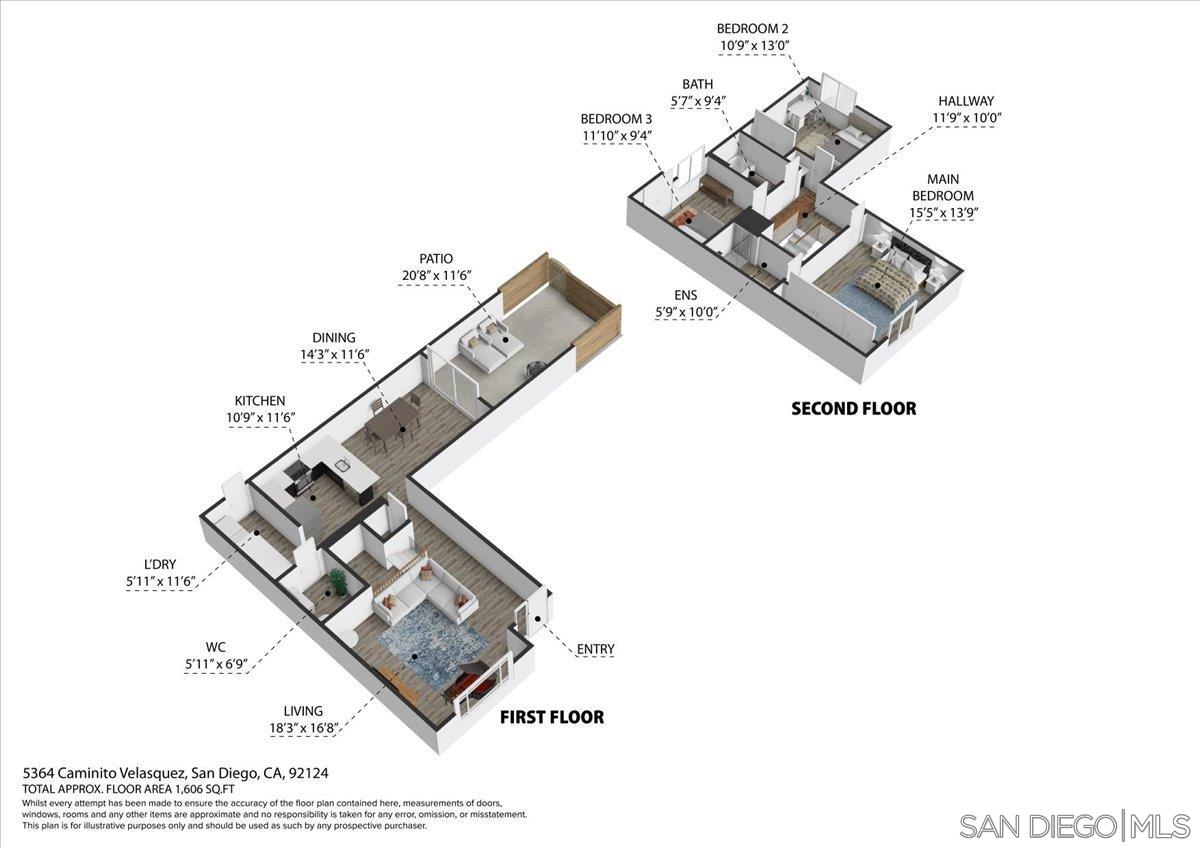 Detail Gallery Image 33 of 34 For 5364  Caminito Velasquez, San Diego,  CA 92124 - 3 Beds | 2/1 Baths
