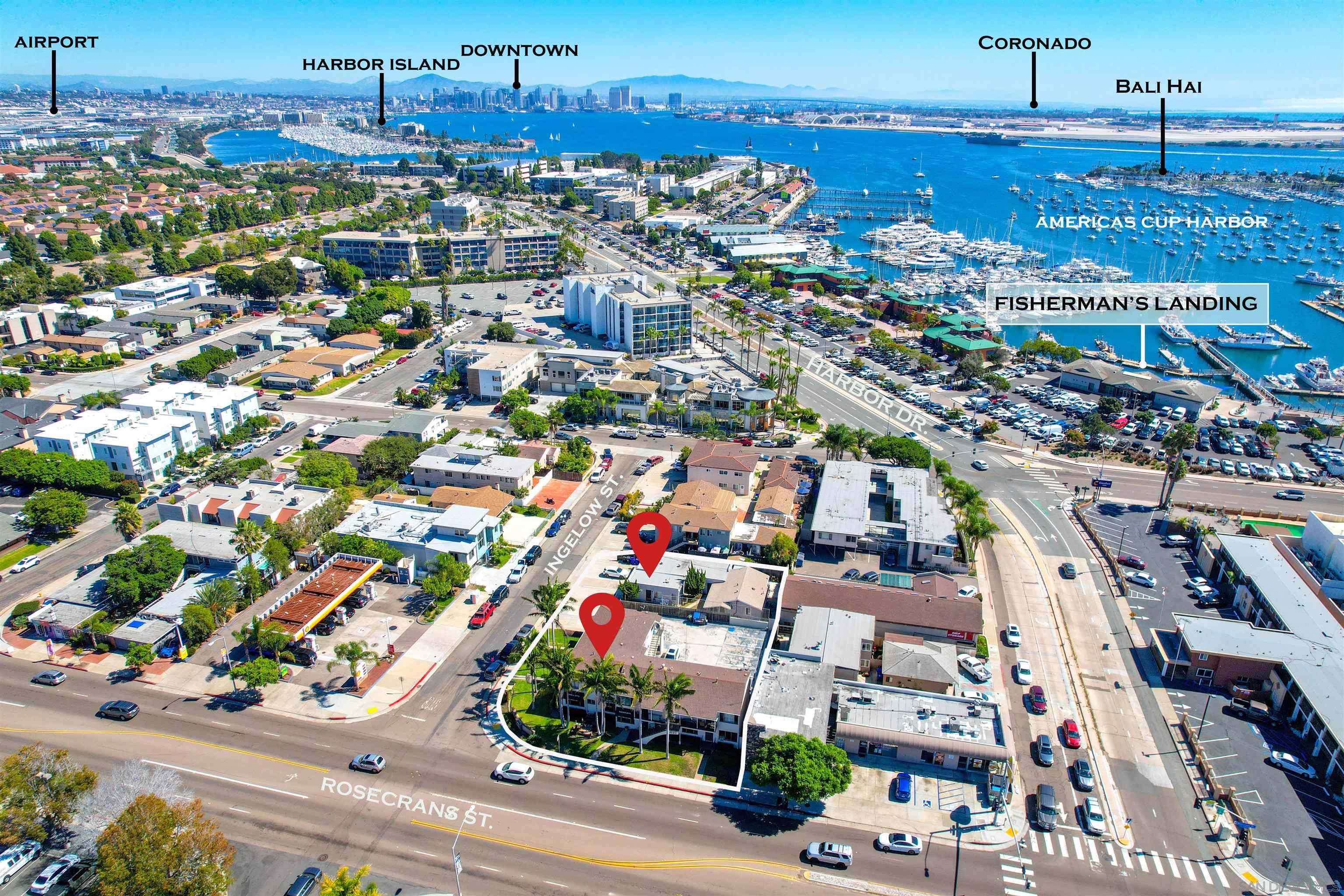 Detail Gallery Image 12 of 13 For 1537  Rosecrans St  H, San Diego,  CA 92106 - 2 Beds | 1 Baths