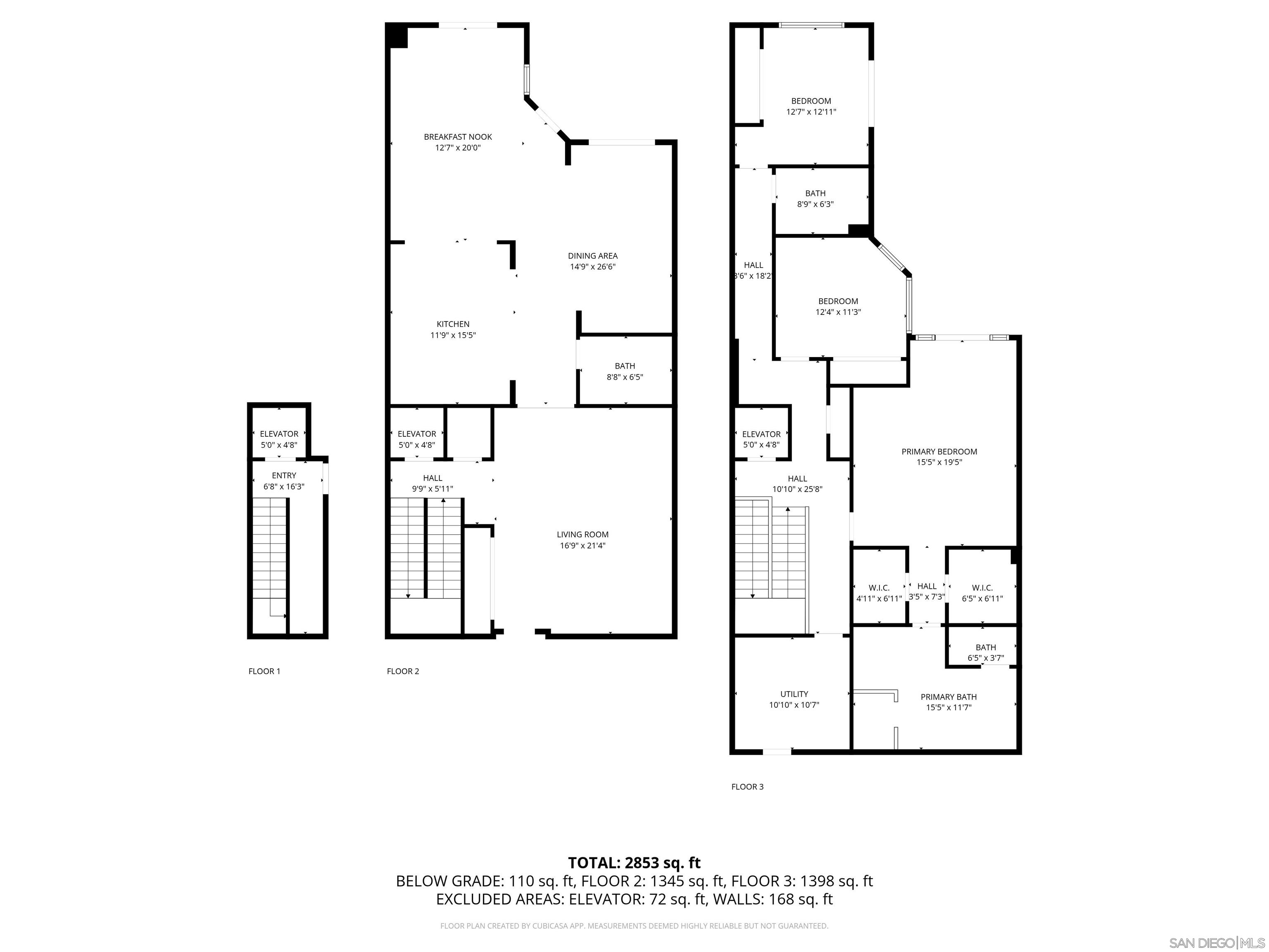 Detail Gallery Image 53 of 53 For 2500  6th Ave.  Th03, San Diego,  CA 92103 - 3 Beds | 2/1 Baths