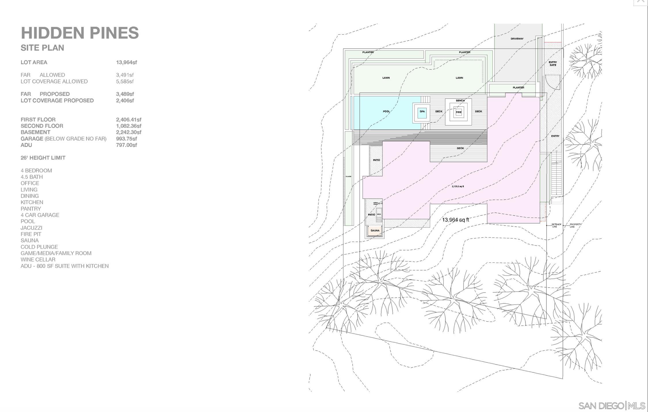 Detail Gallery Image 27 of 29 For 00000  Hidden Pines, Del Mar,  CA 92014 - 4 Beds | 4/1 Baths