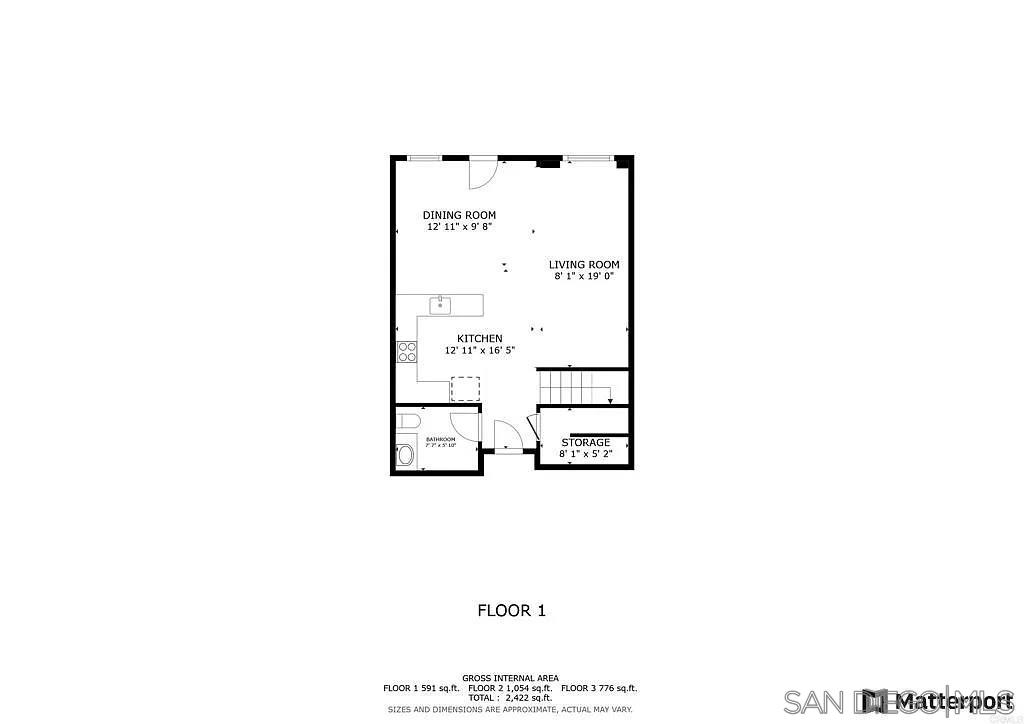 Detail Gallery Image 8 of 10 For 1215  Idanan Rd  #4,  Chula Vista,  CA 91913 - 4 Beds | 3/1 Baths