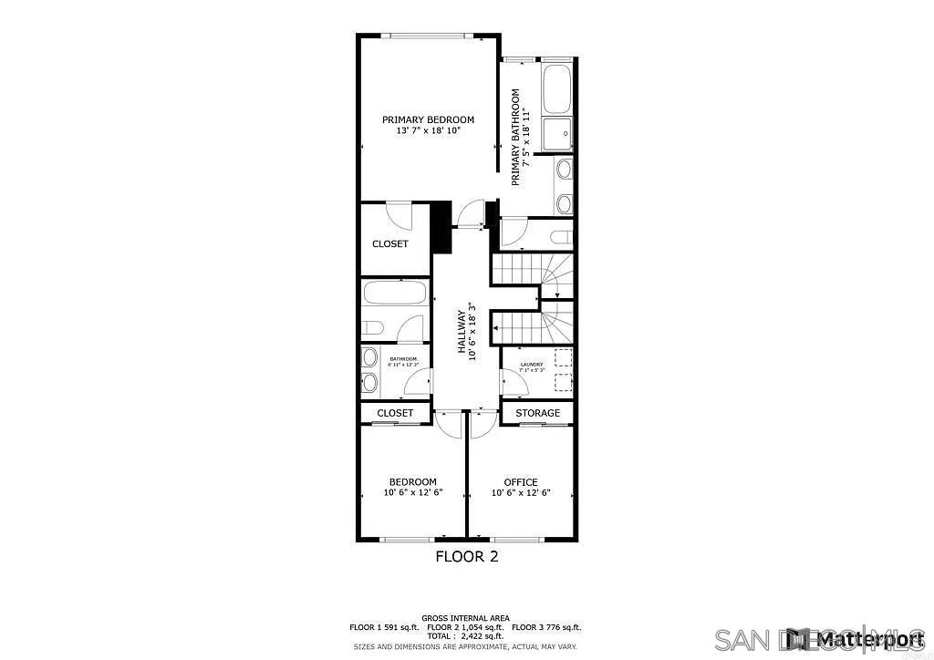 Detail Gallery Image 9 of 10 For 1215  Idanan Rd  #4,  Chula Vista,  CA 91913 - 4 Beds | 3/1 Baths