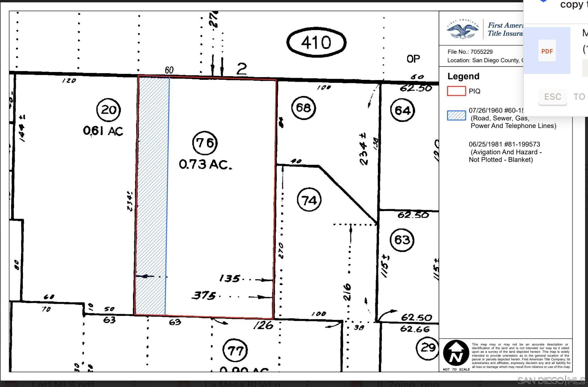 Detail Gallery Image 9 of 9 For 10340  Prospect, Santee,  CA 92071 - – Beds | – Baths