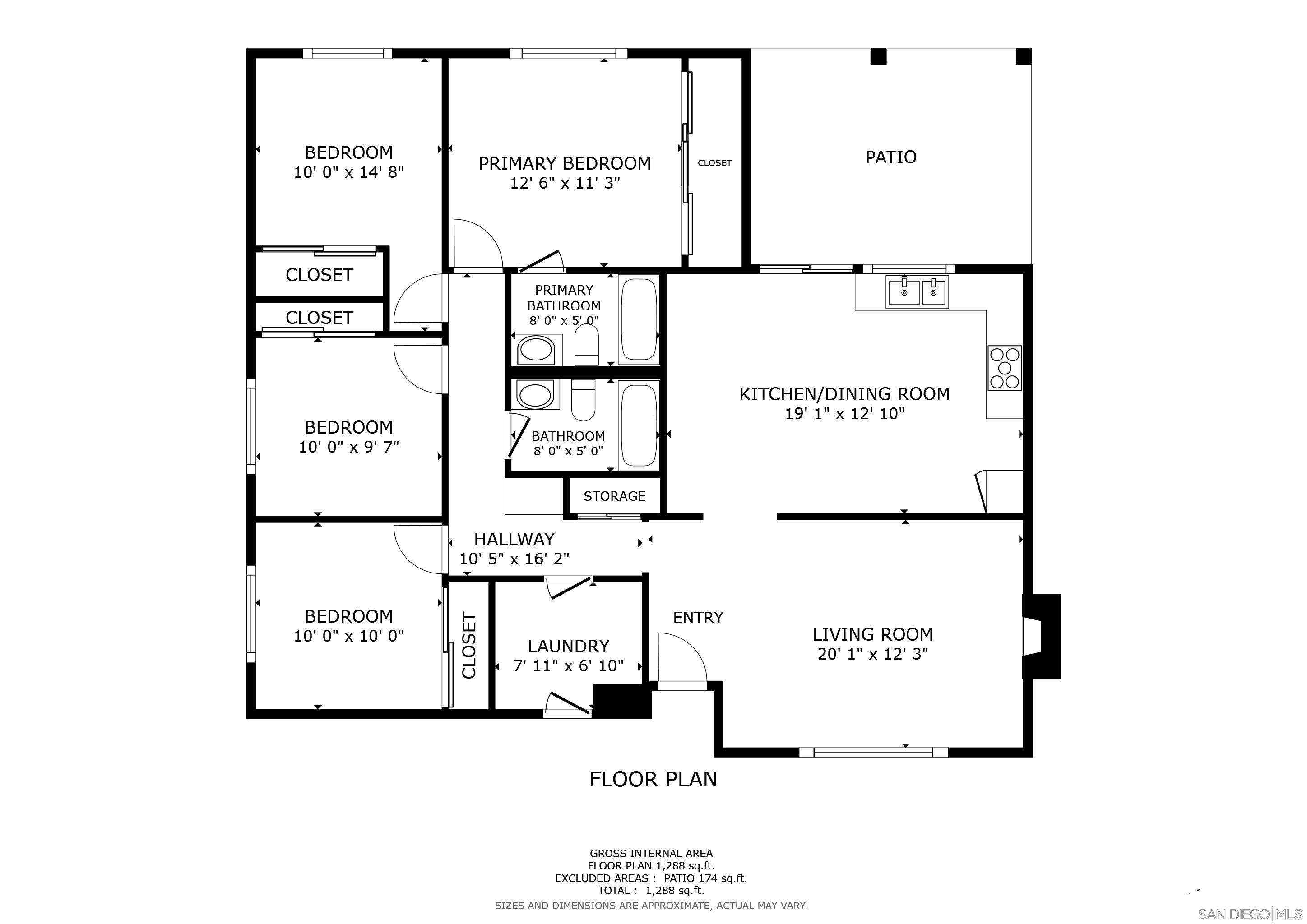 Detail Gallery Image 13 of 19 For 7969  Landon Pl, San Diego,  CA 92126 - 4 Beds | 2 Baths