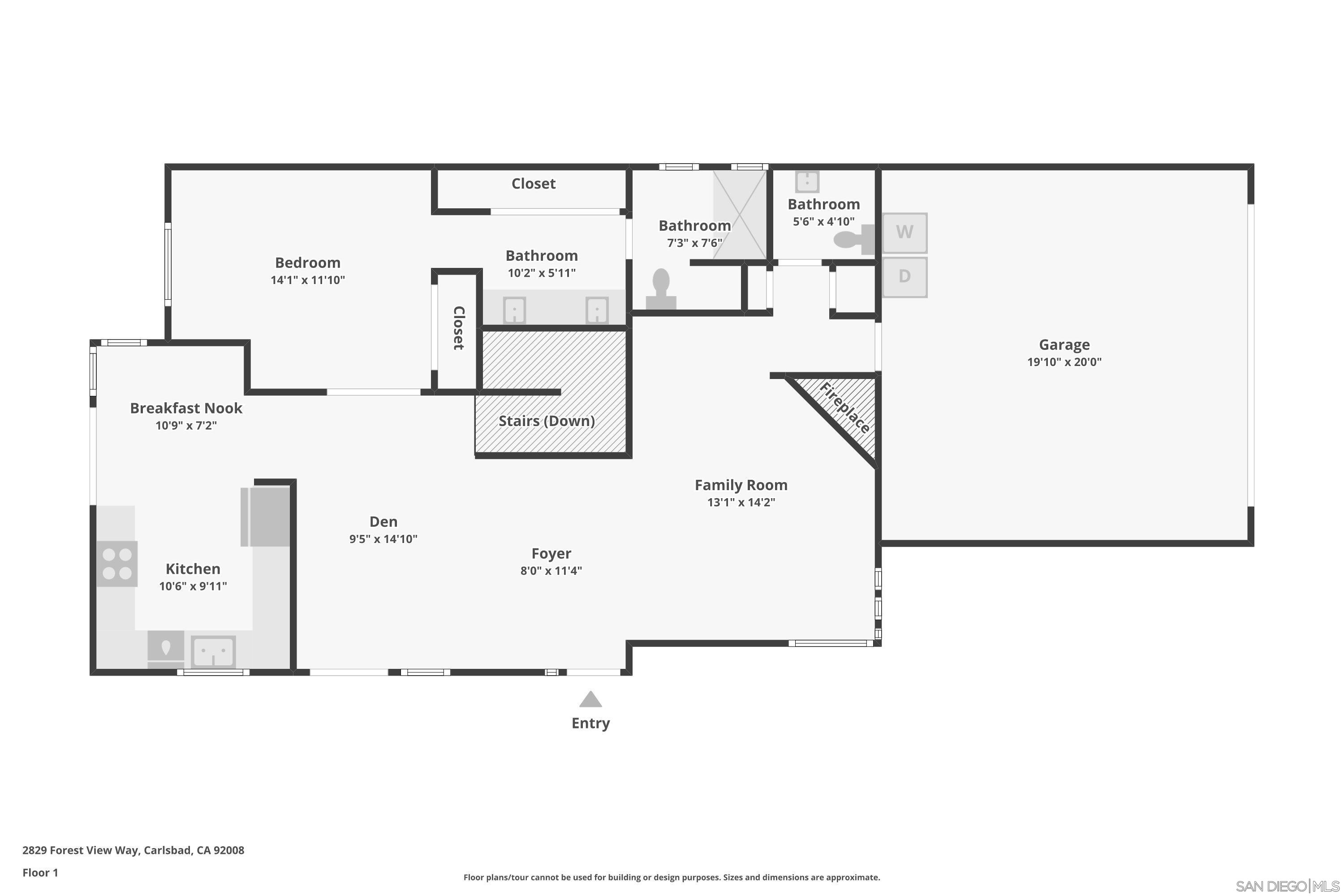 Detail Gallery Image 33 of 46 For 2829  Forest View Way, Carlsbad,  CA 92008 - 3 Beds | 2/1 Baths