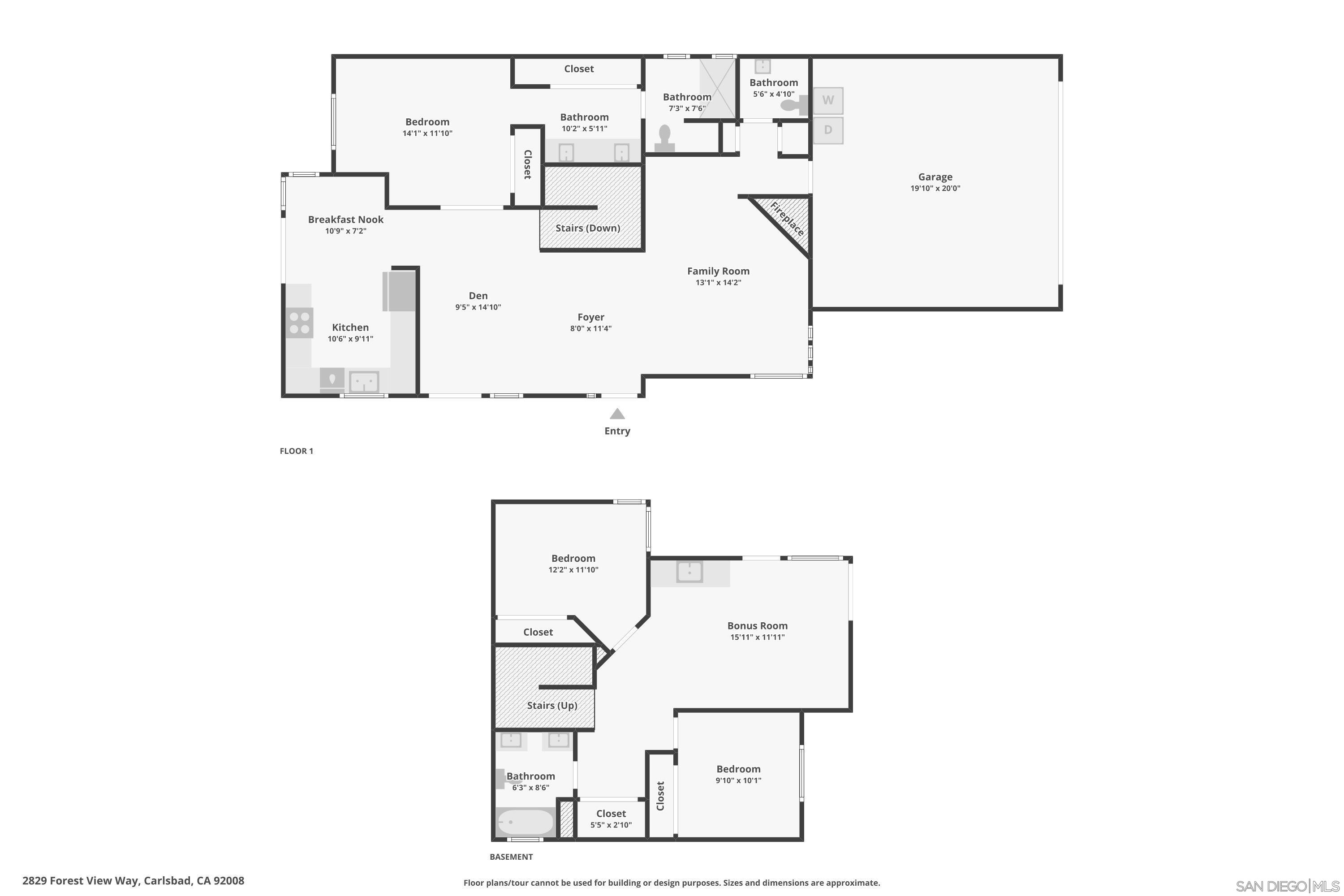 Detail Gallery Image 35 of 46 For 2829  Forest View Way, Carlsbad,  CA 92008 - 3 Beds | 2/1 Baths