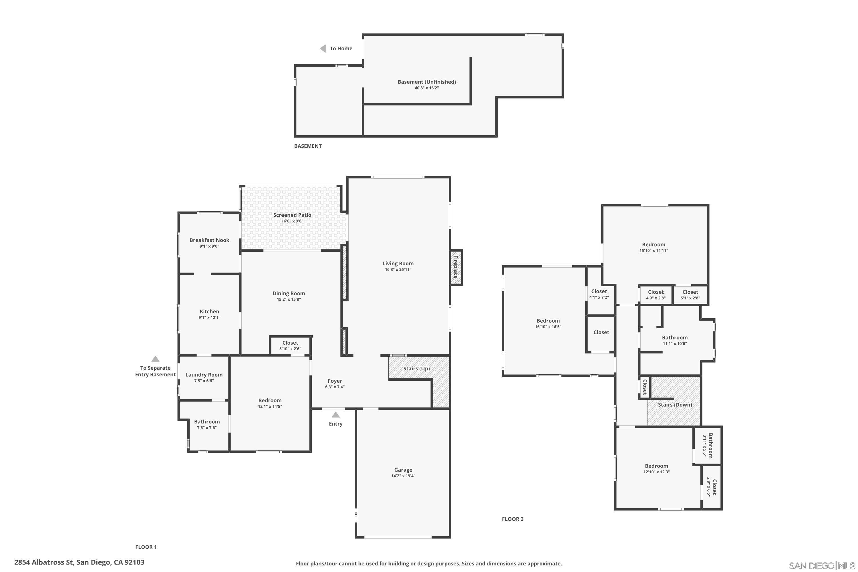 Detail Gallery Image 50 of 51 For 2854  Albatross Street, San Diego,  CA 92103 - 4 Beds | 2/1 Baths