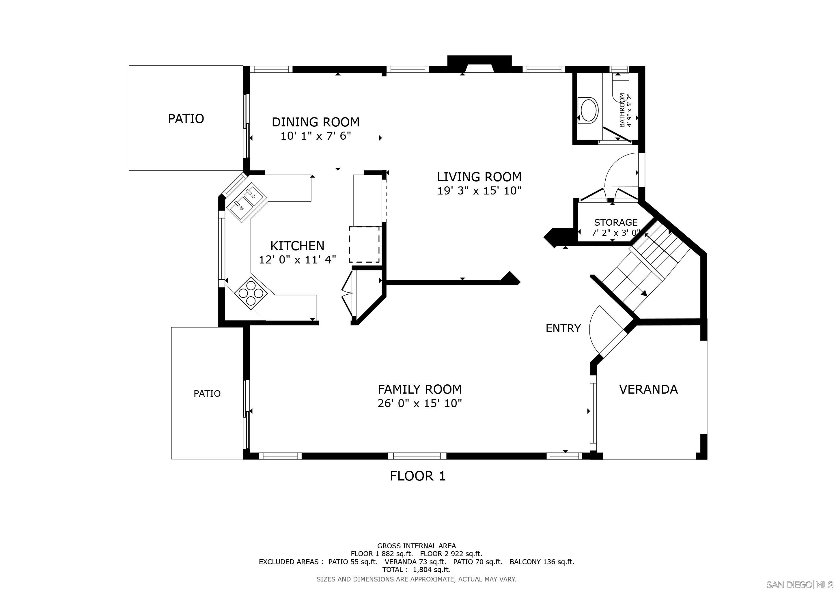 Detail Gallery Image 35 of 39 For 2198  Redwood Crst, Vista,  CA 92081 - 4 Beds | 2/1 Baths