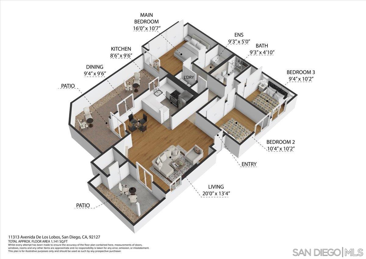 Detail Gallery Image 34 of 34 For 11313  Avenida De Los Lobos  #B,  San Diego,  CA 92127 - 3 Beds | 2 Baths