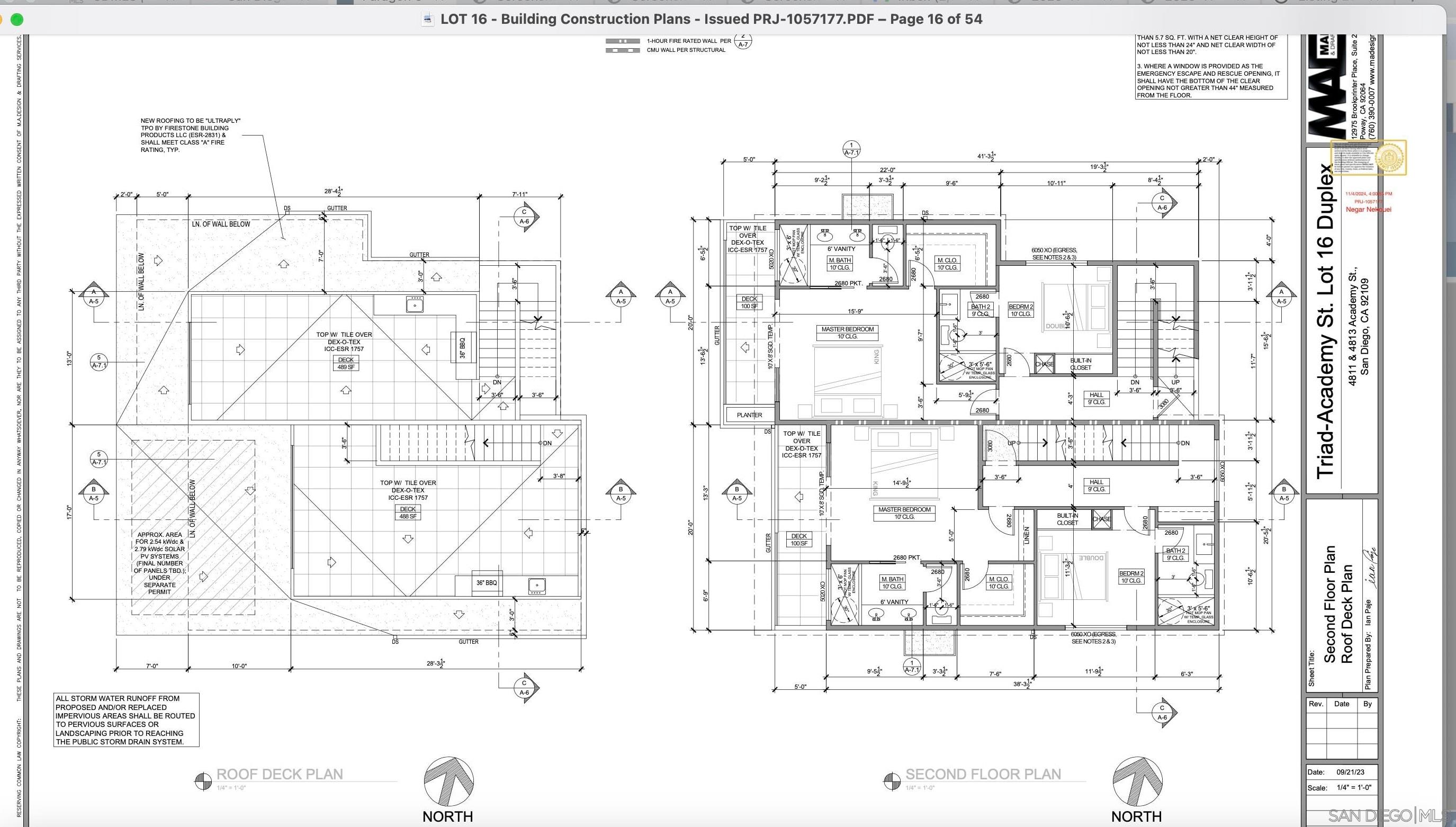 Detail Gallery Image 8 of 9 For 4813-11  Academy (Lot 16), San Diego,  CA 92109 - – Beds | – Baths