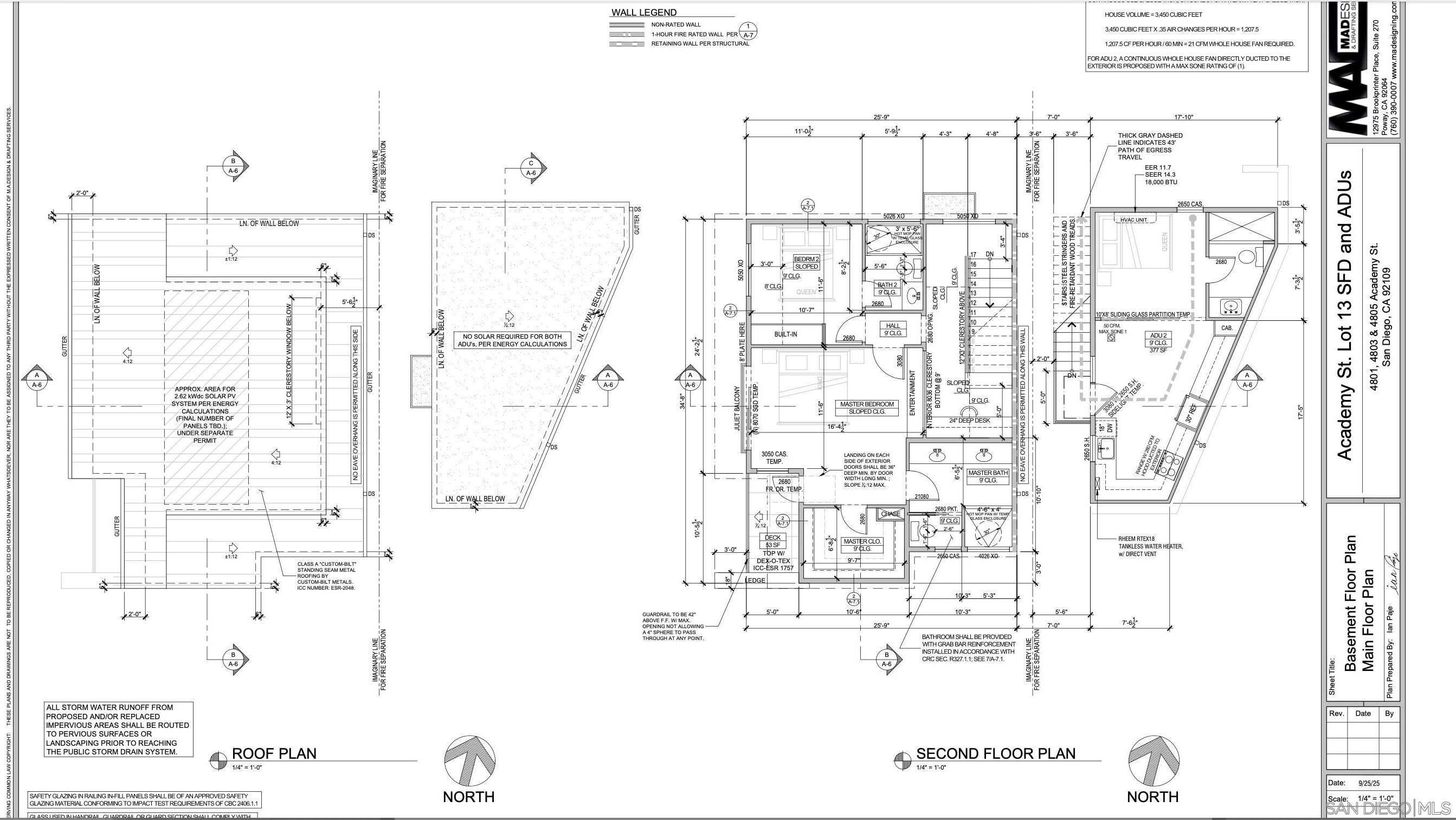 Detail Gallery Image 2 of 3 For 4801  Academy, San Diego,  CA 92109 - 5 Beds | 5/1 Baths