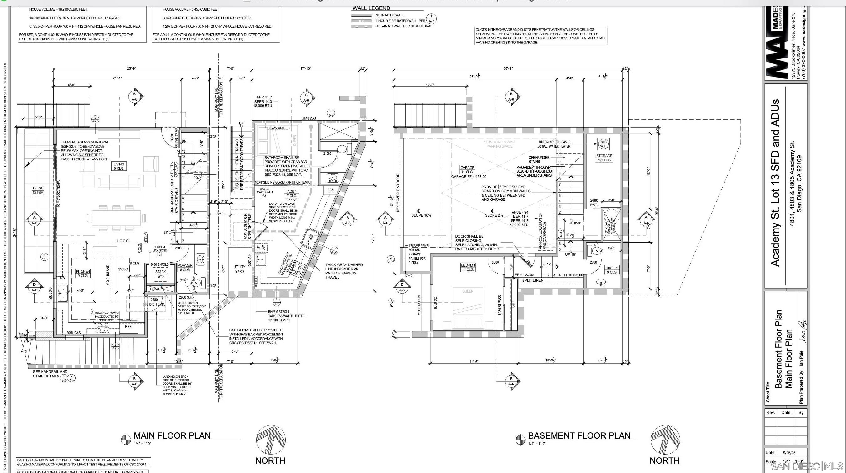 Detail Gallery Image 3 of 3 For 4801  Academy, San Diego,  CA 92109 - 5 Beds | 5/1 Baths