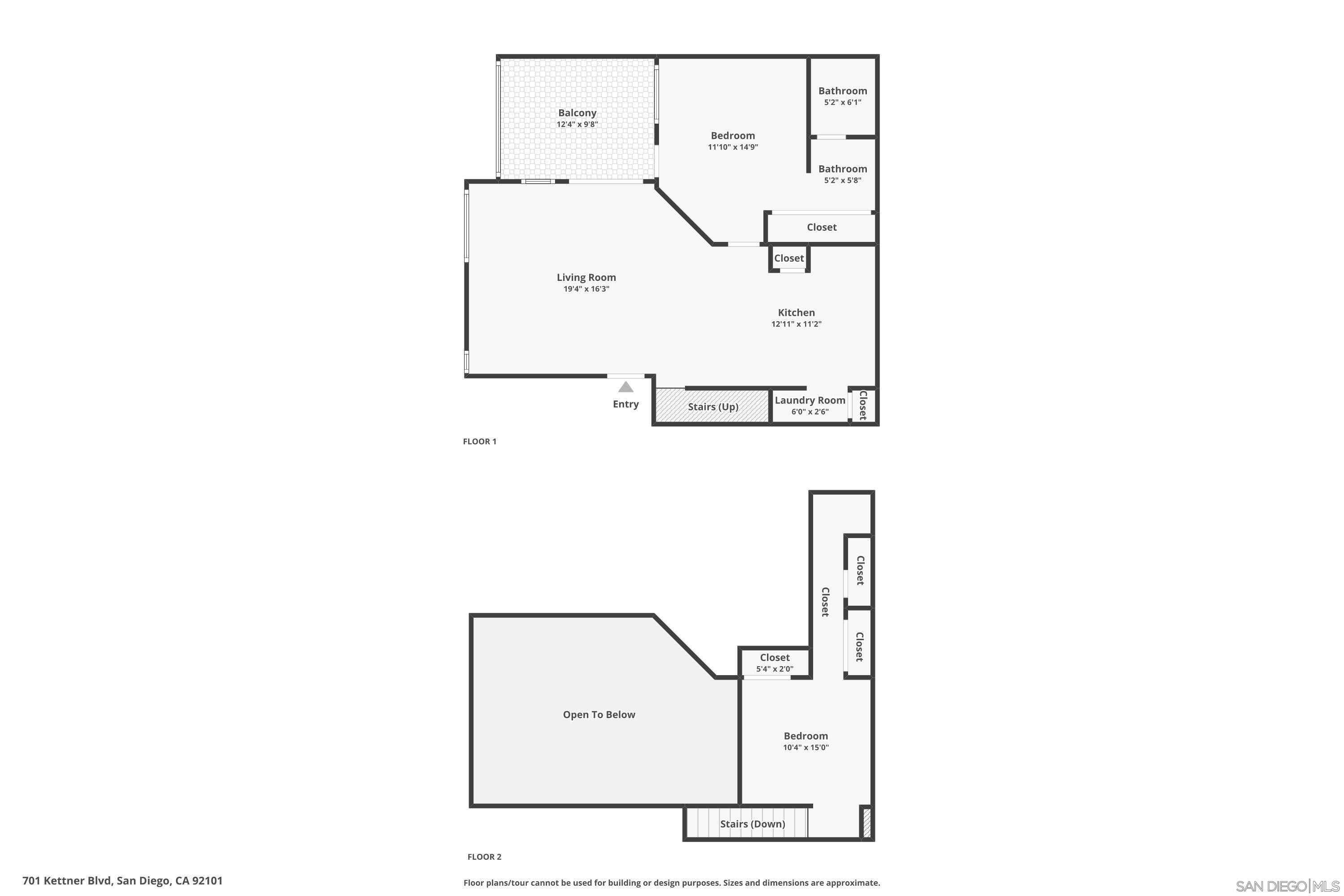 Detail Gallery Image 30 of 30 For 701  Kettner Blvd.  #100,  San Diego,  CA 92101 - 2 Beds | 1 Baths