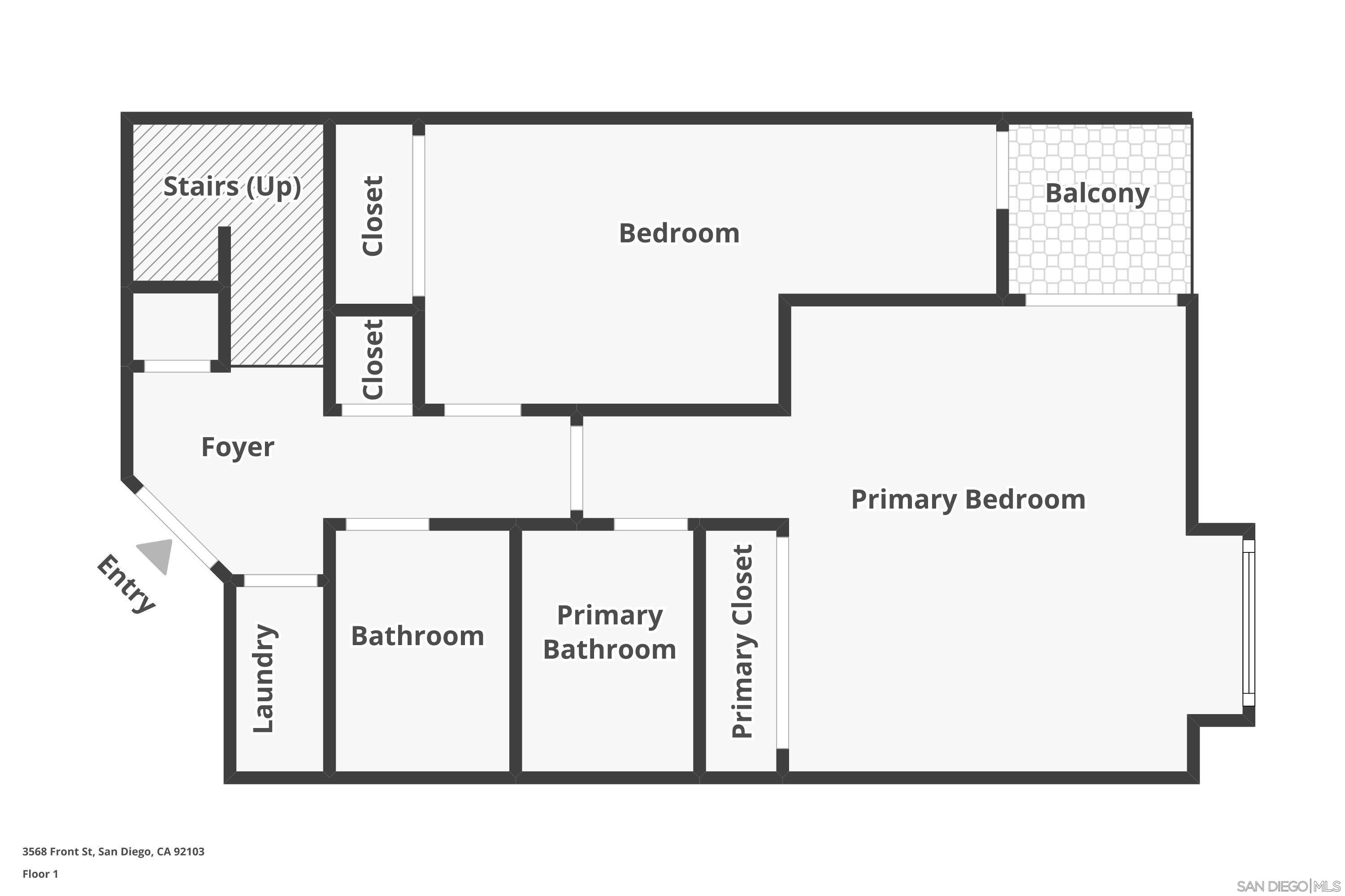 Detail Gallery Image 21 of 24 For 3568  Front St  #D,  San Diego,  CA 92103 - 3 Beds | 2/1 Baths