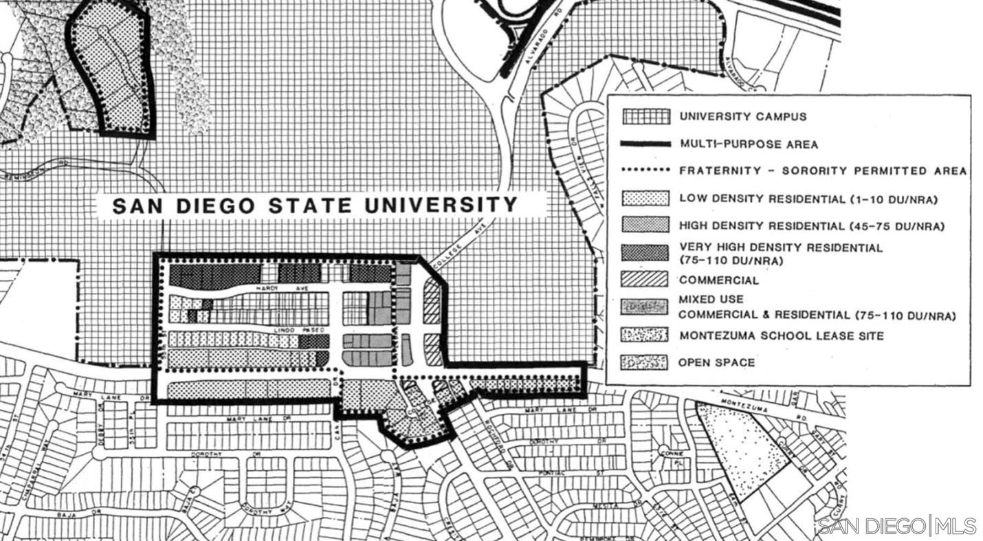 Detail Gallery Image 2 of 2 For 6181  Montezuma Rd, San Diego,  CA 92115 - – Beds | – Baths