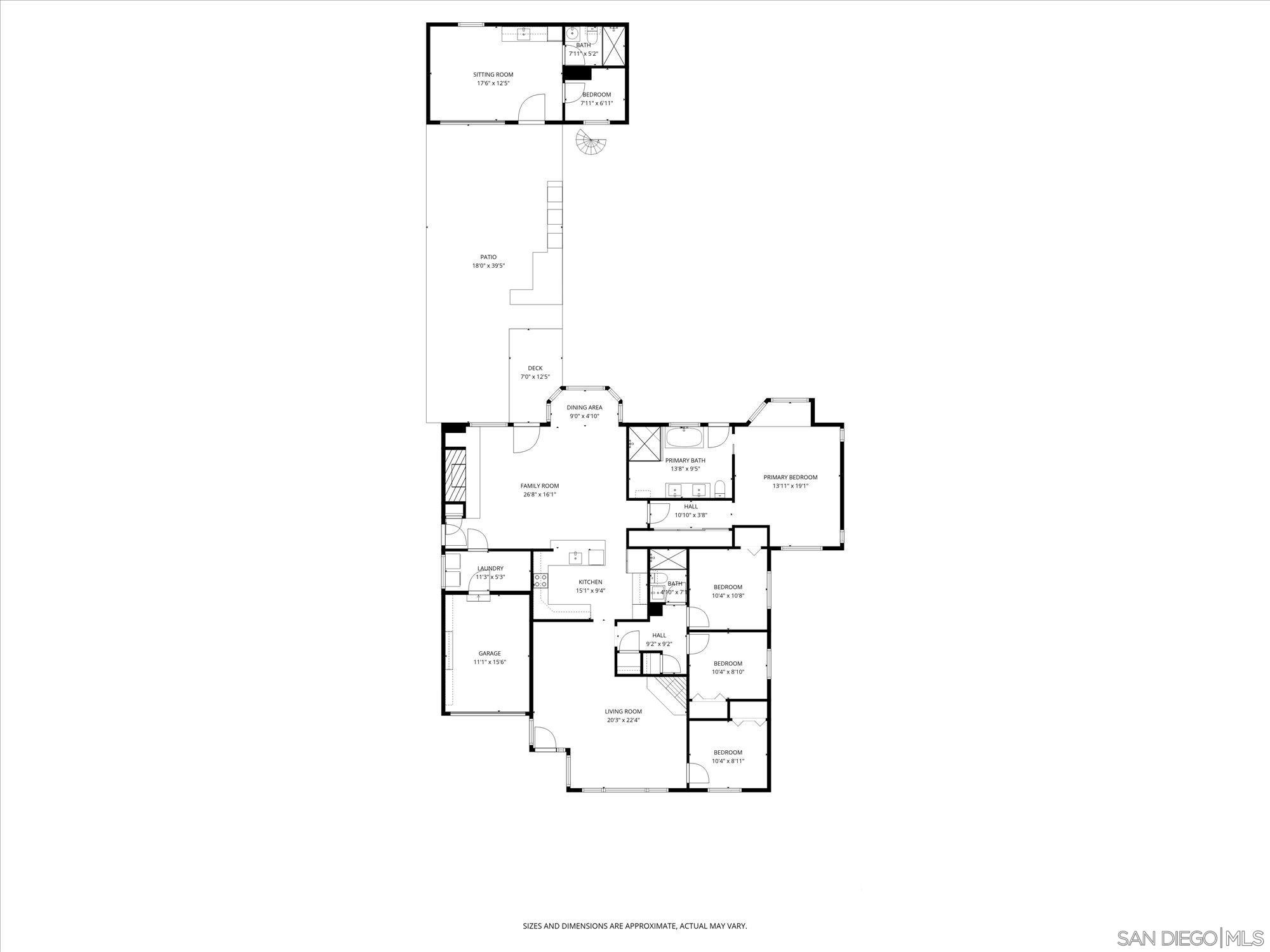 Detail Gallery Image 66 of 66 For 3491  Shawnee Road, San Diego,  CA 92117 - 5 Beds | 3 Baths