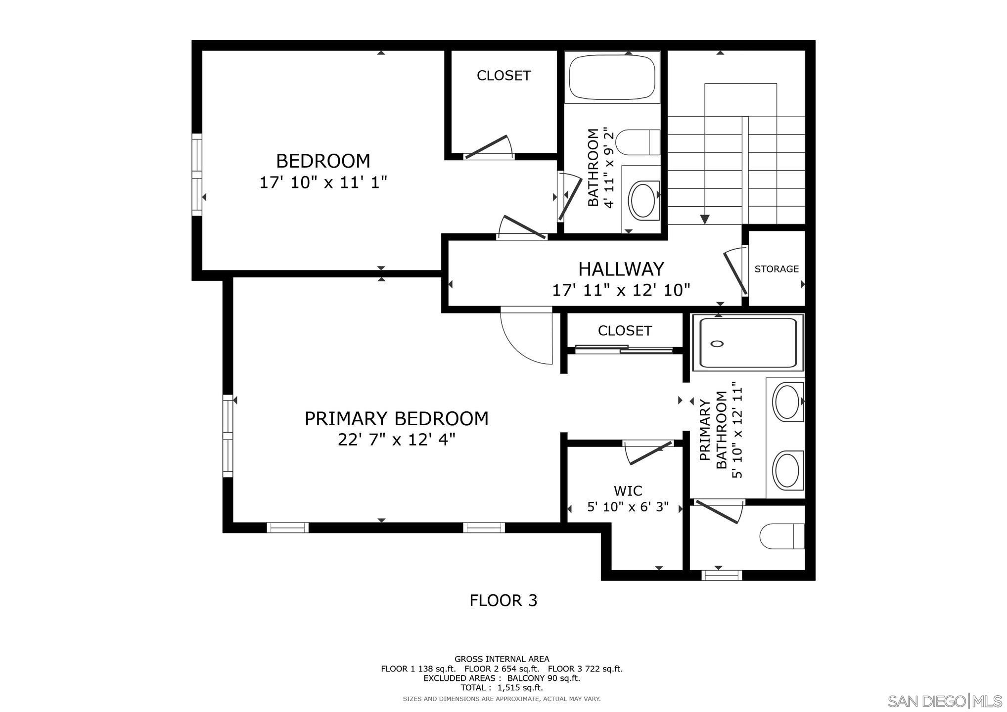 Detail Gallery Image 19 of 23 For 1227  Sunrise Vw  #105,  San Marcos,  CA 92078 - 3 Beds | 3 Baths