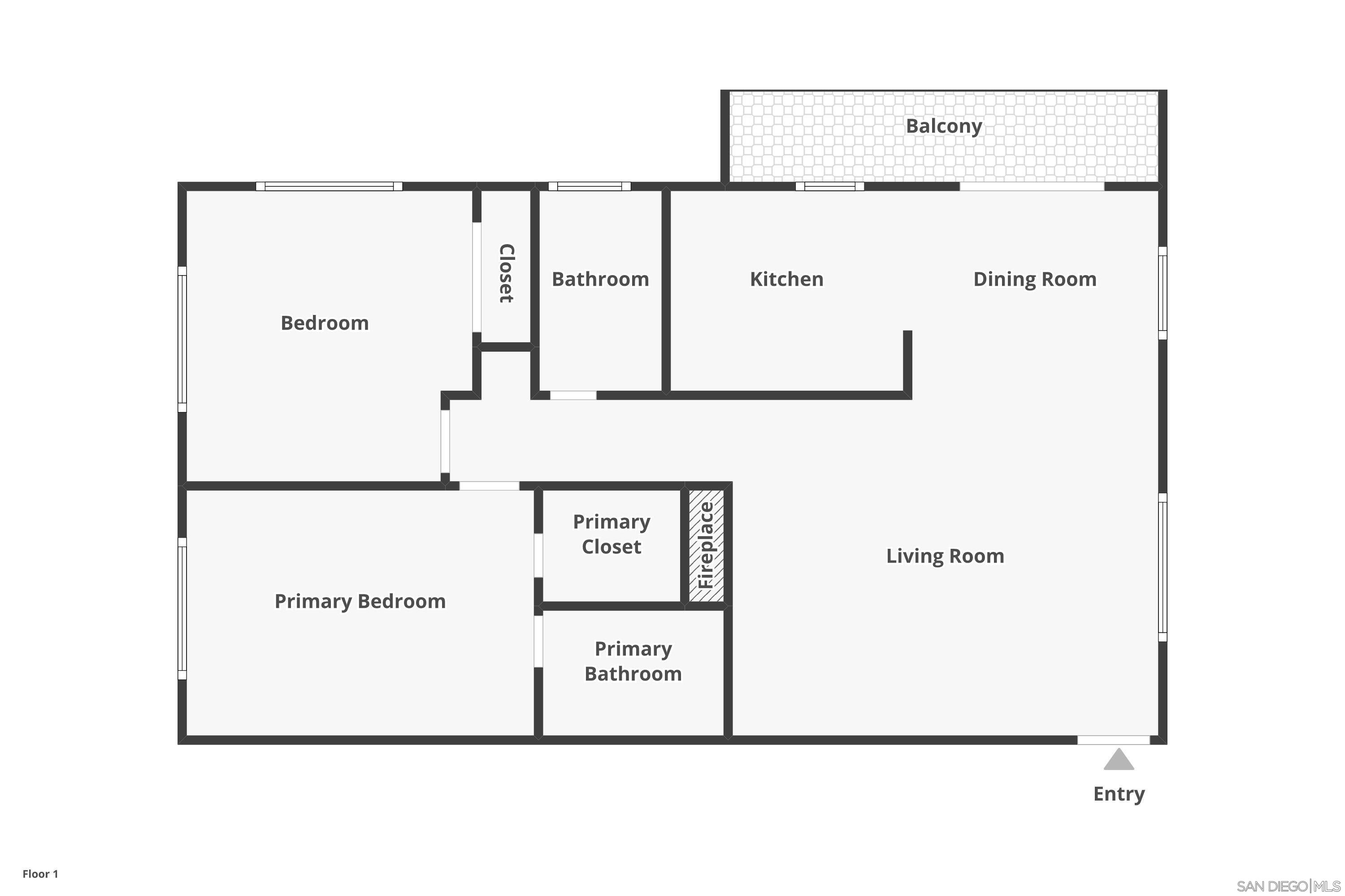 Detail Gallery Image 26 of 26 For 2852  C St  #UNIT 5,  San Diego,  CA 92102 - 2 Beds | 2 Baths