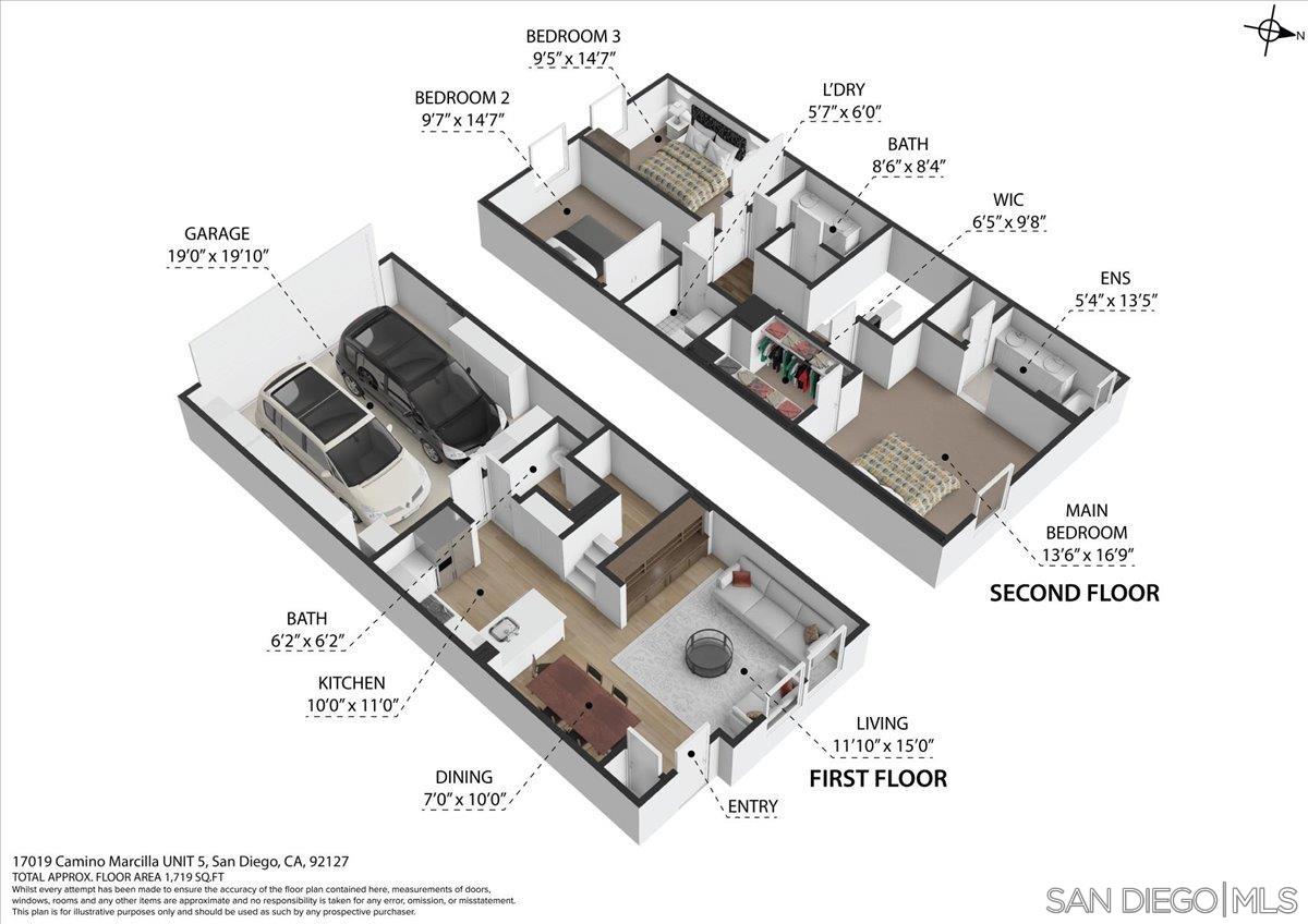 Detail Gallery Image 31 of 32 For 17019  Camino Marcilla  #5,  San Diego,  CA 92127 - 3 Beds | 2/1 Baths