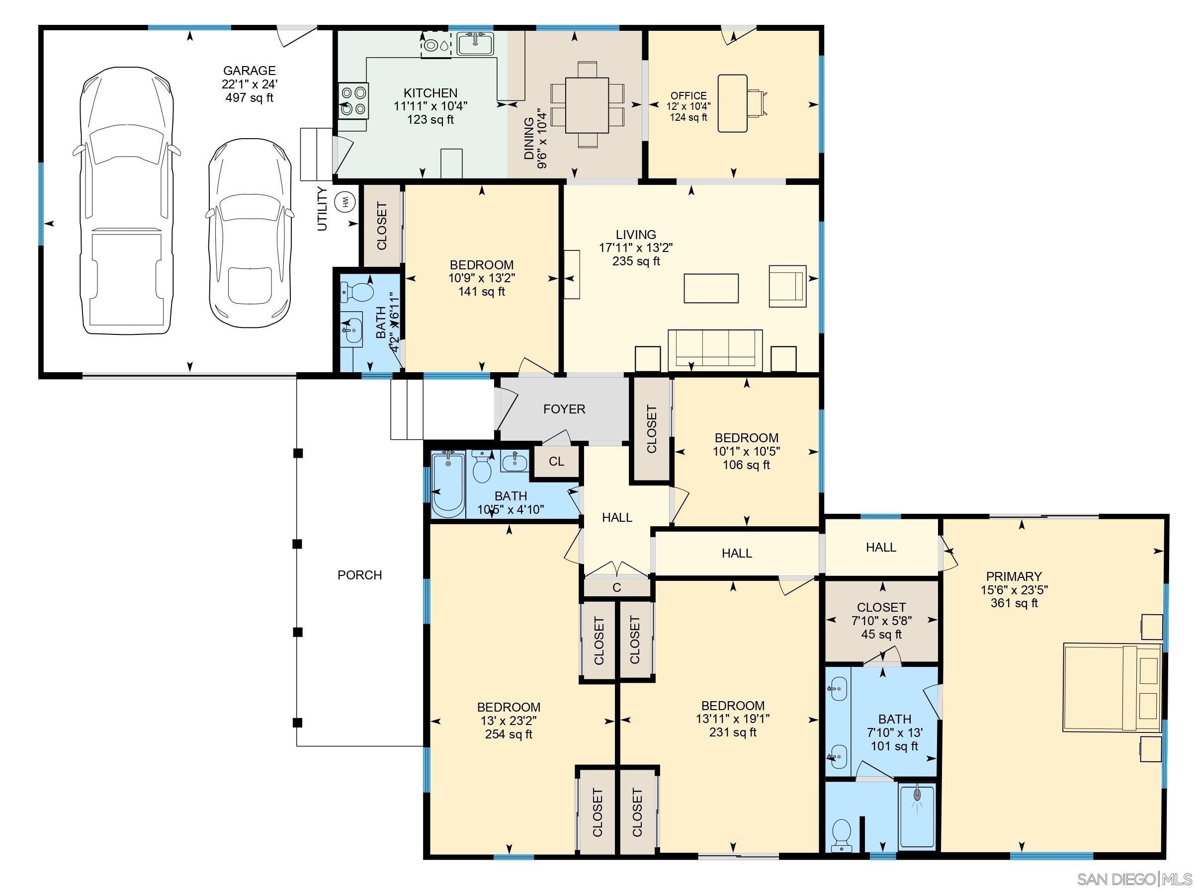 Detail Gallery Image 38 of 38 For 725  Peggy Dr, San Diego,  CA 92114 - 5 Beds | 2/1 Baths