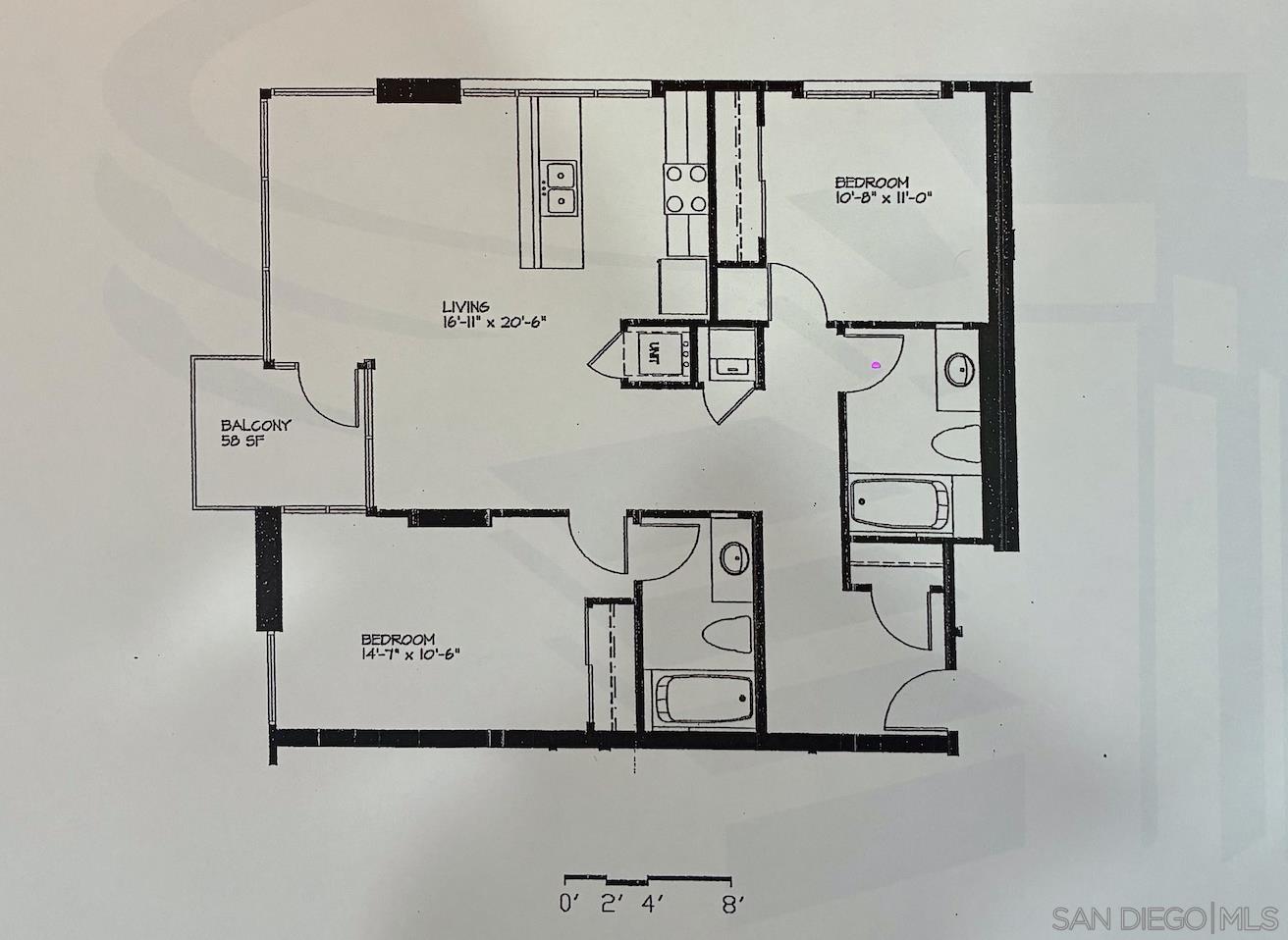 Detail Gallery Image 15 of 75 For 206  Park Blvd.  203, San Diego,  CA 92101 - 2 Beds | 2 Baths