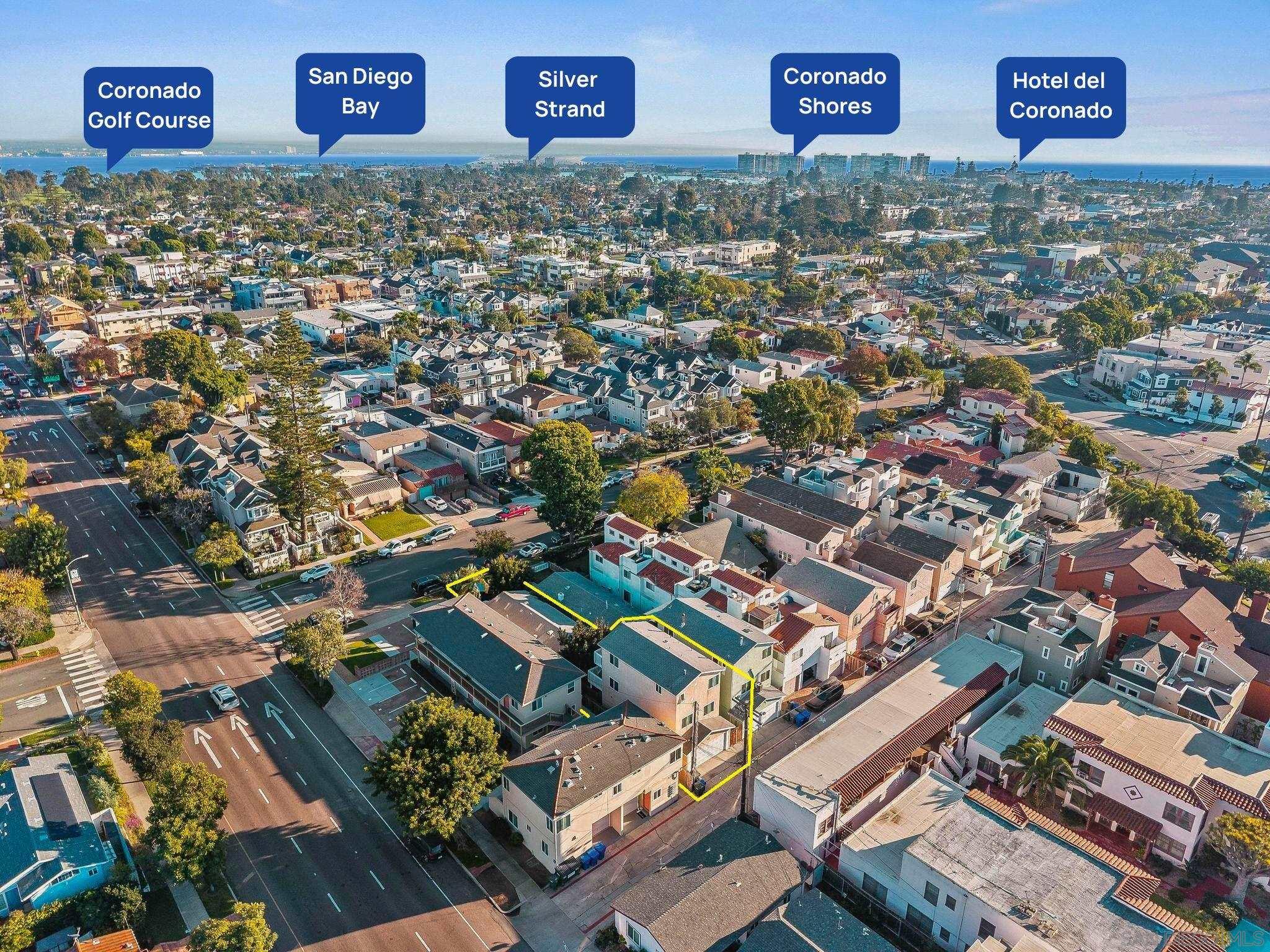 Detail Gallery Image 2 of 46 For 406-408 & 408b  E Ave, Coronado,  CA 92118 - – Beds | – Baths