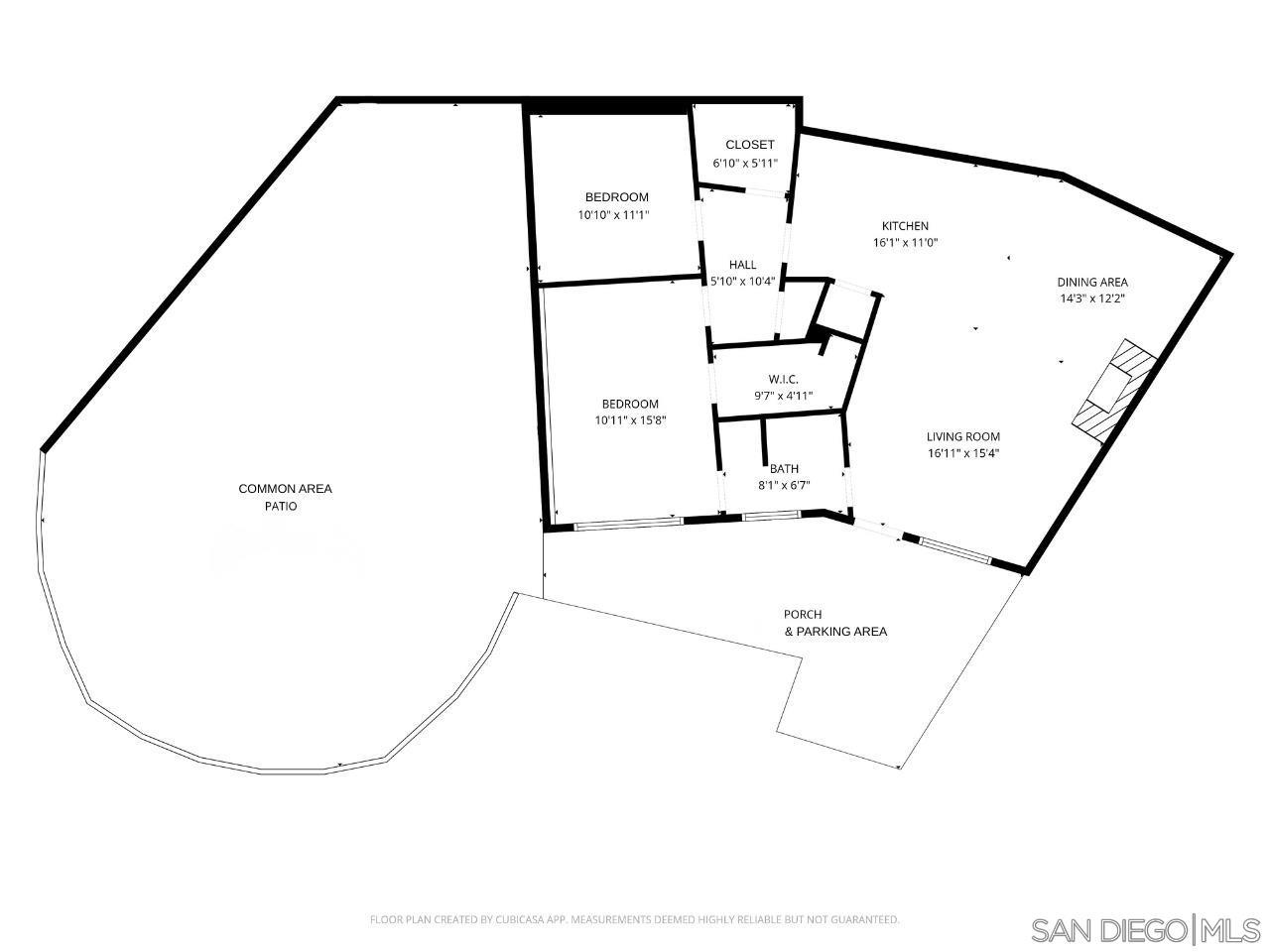 Detail Gallery Image 2 of 24 For 4341  Vista Way  a, La Mesa,  CA 91941 - 2 Beds | 1 Baths