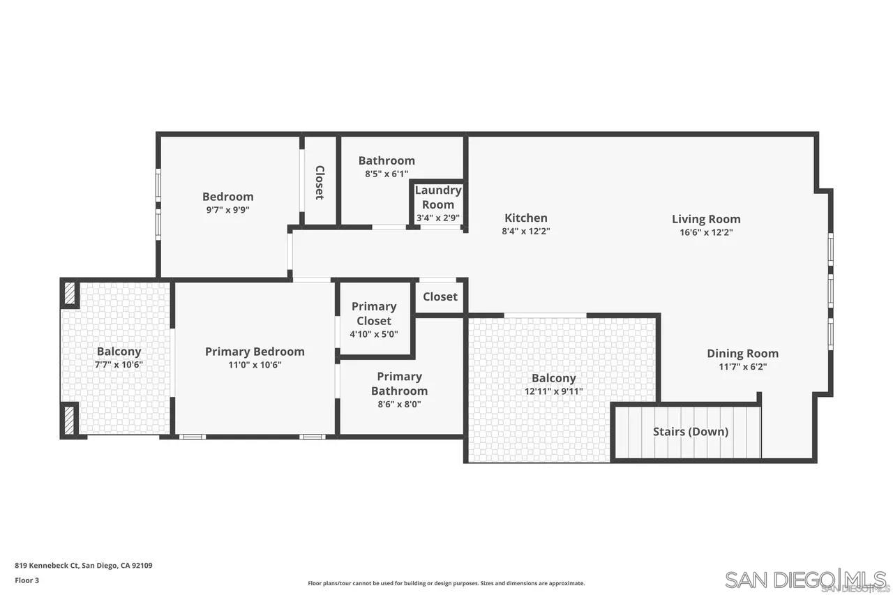 Detail Gallery Image 40 of 42 For 819  Kennebeck Ct, San Diego,  CA 92109 - 3 Beds | 2 Baths