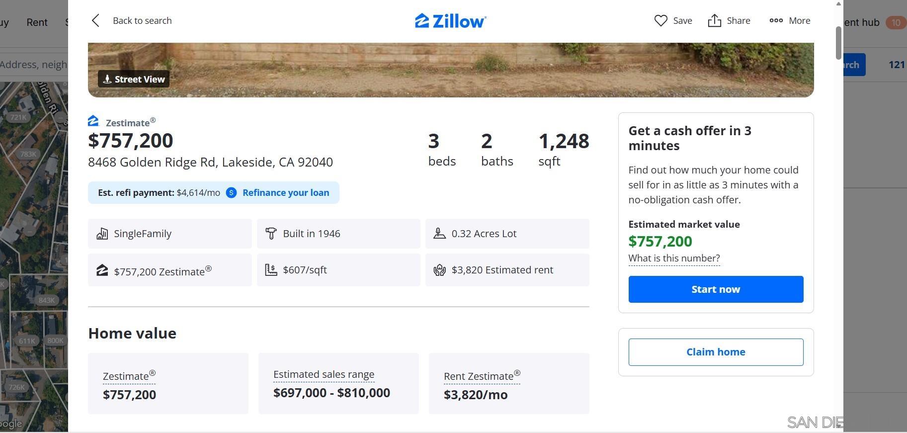 Detail Gallery Image 4 of 68 For 8468  Golden Ridge Rd, Lakeside,  CA 92040 - 3 Beds | 2 Baths