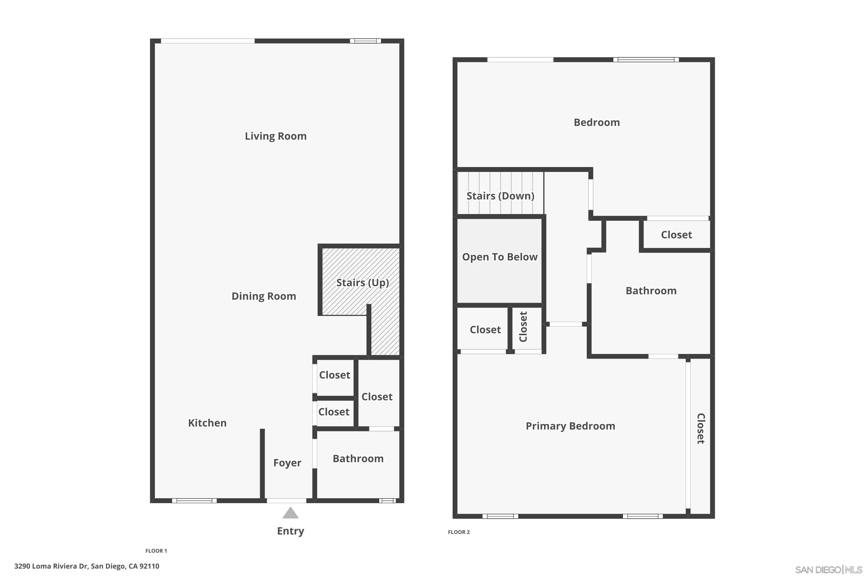 Detail Gallery Image 36 of 36 For 3290  Loma Riviera Dr, San Diego,  CA 92110 - 2 Beds | 1/1 Baths
