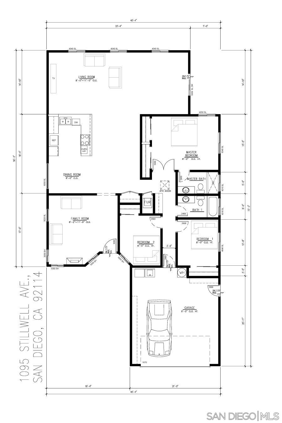 Detail Gallery Image 21 of 21 For 1095  Stillwell, San Diego,  CA 92114 - 3 Beds | 2 Baths