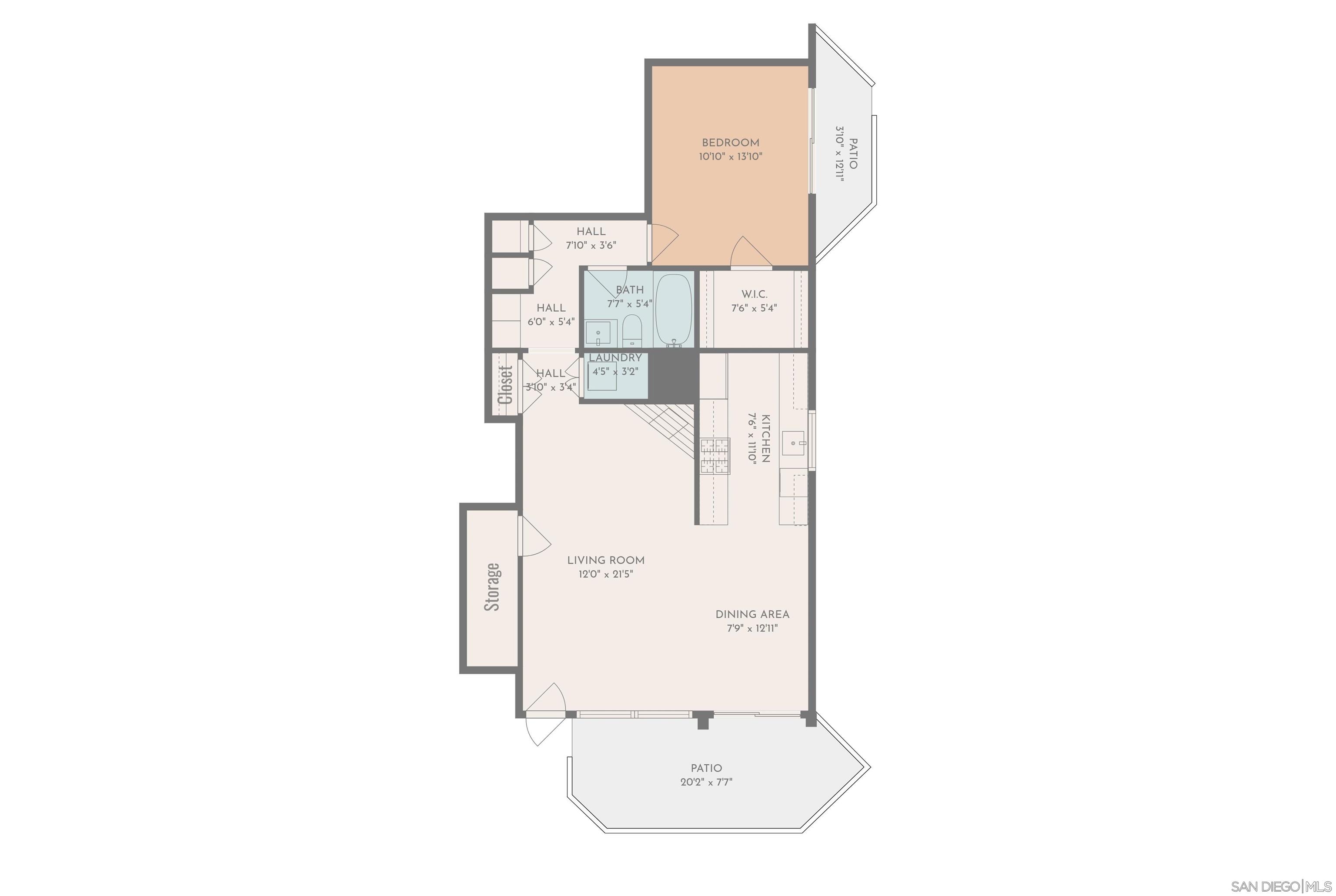 Detail Gallery Image 27 of 53 For 3845  Groton St  #1,  San Diego,  CA 92110 - 1 Beds | 1 Baths