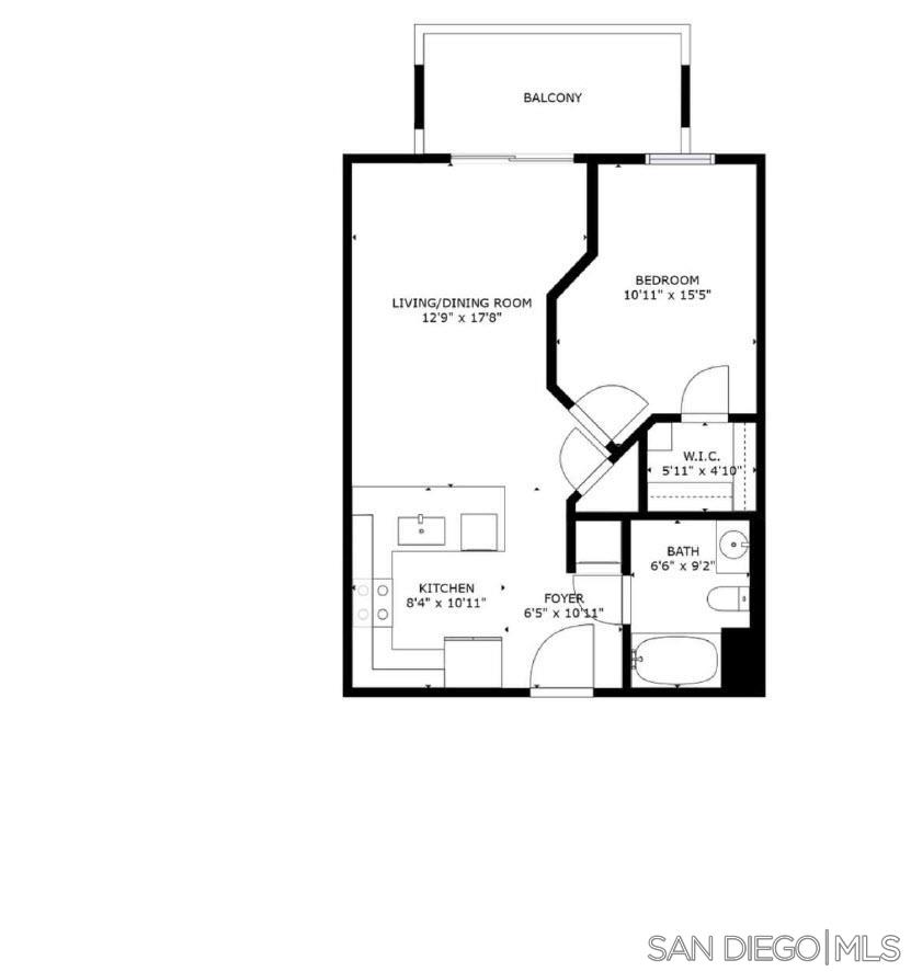 Detail Gallery Image 6 of 7 For Front, San Diego,  CA 92101 - 1 Beds | 1 Baths