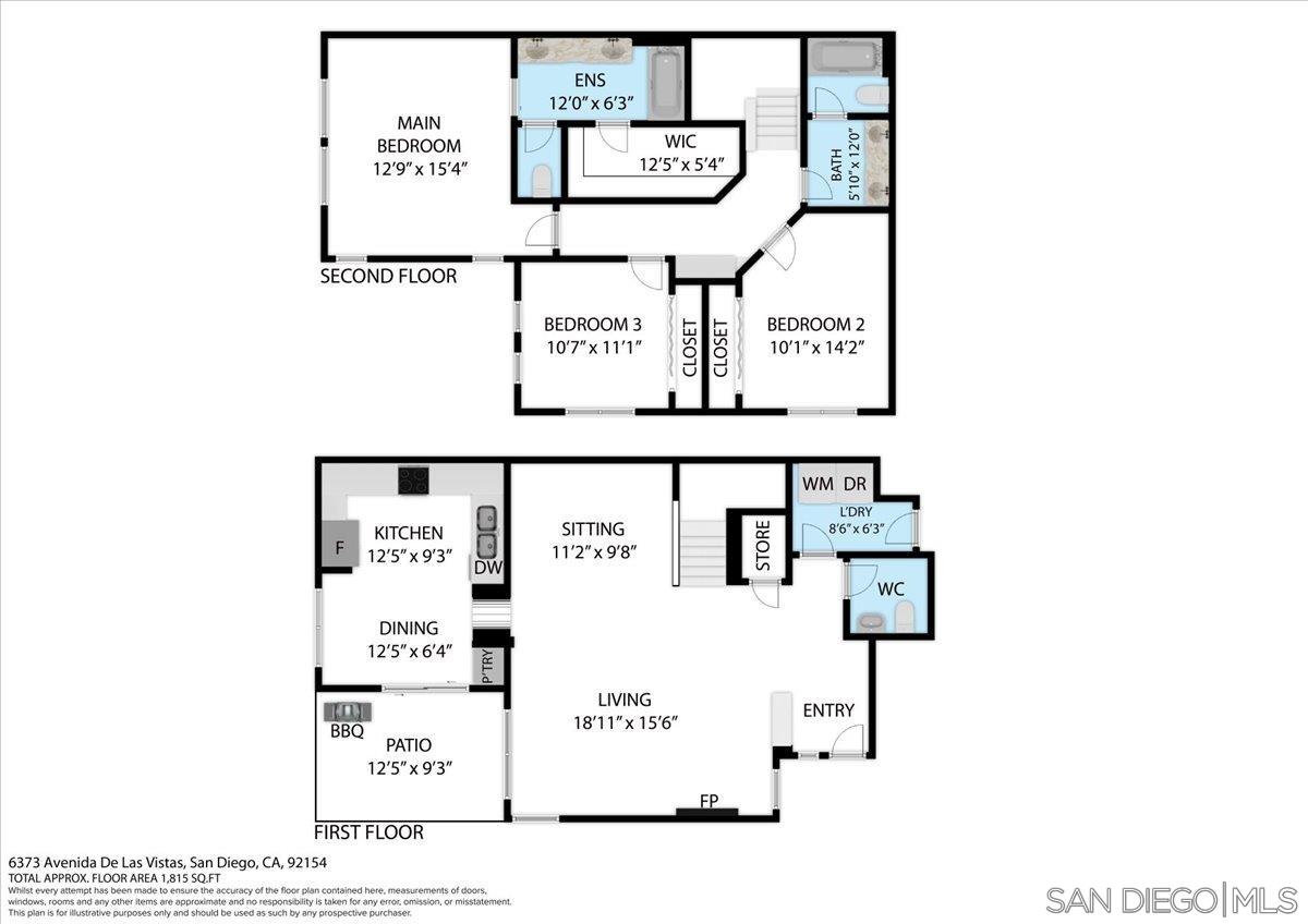 Detail Gallery Image 33 of 34 For 6373  Avenida De Las Vistas  #2,  San Diego,  CA 92154 - 3 Beds | 2/1 Baths