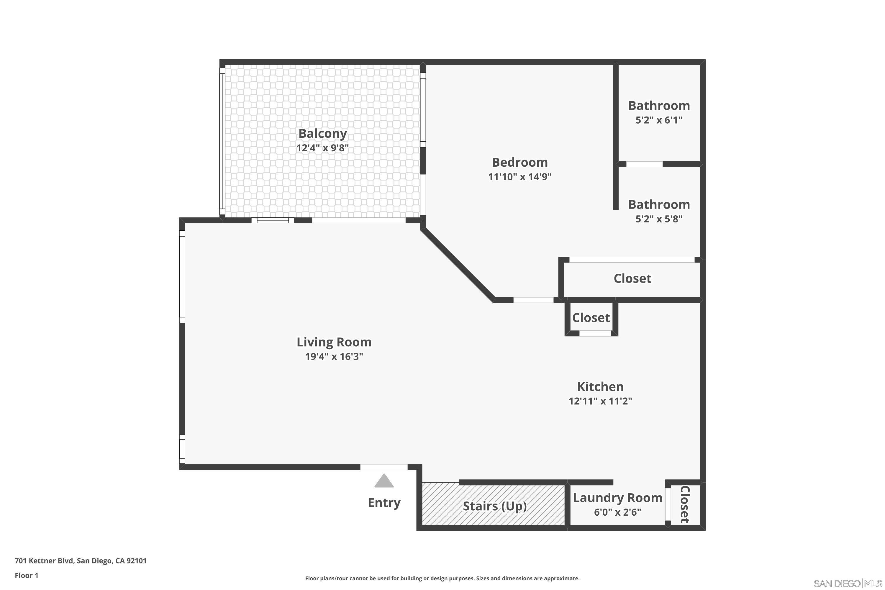 Detail Gallery Image 28 of 30 For 701  Kettner Blvd.  #100,  San Diego,  CA 92101 - 2 Beds | 1 Baths