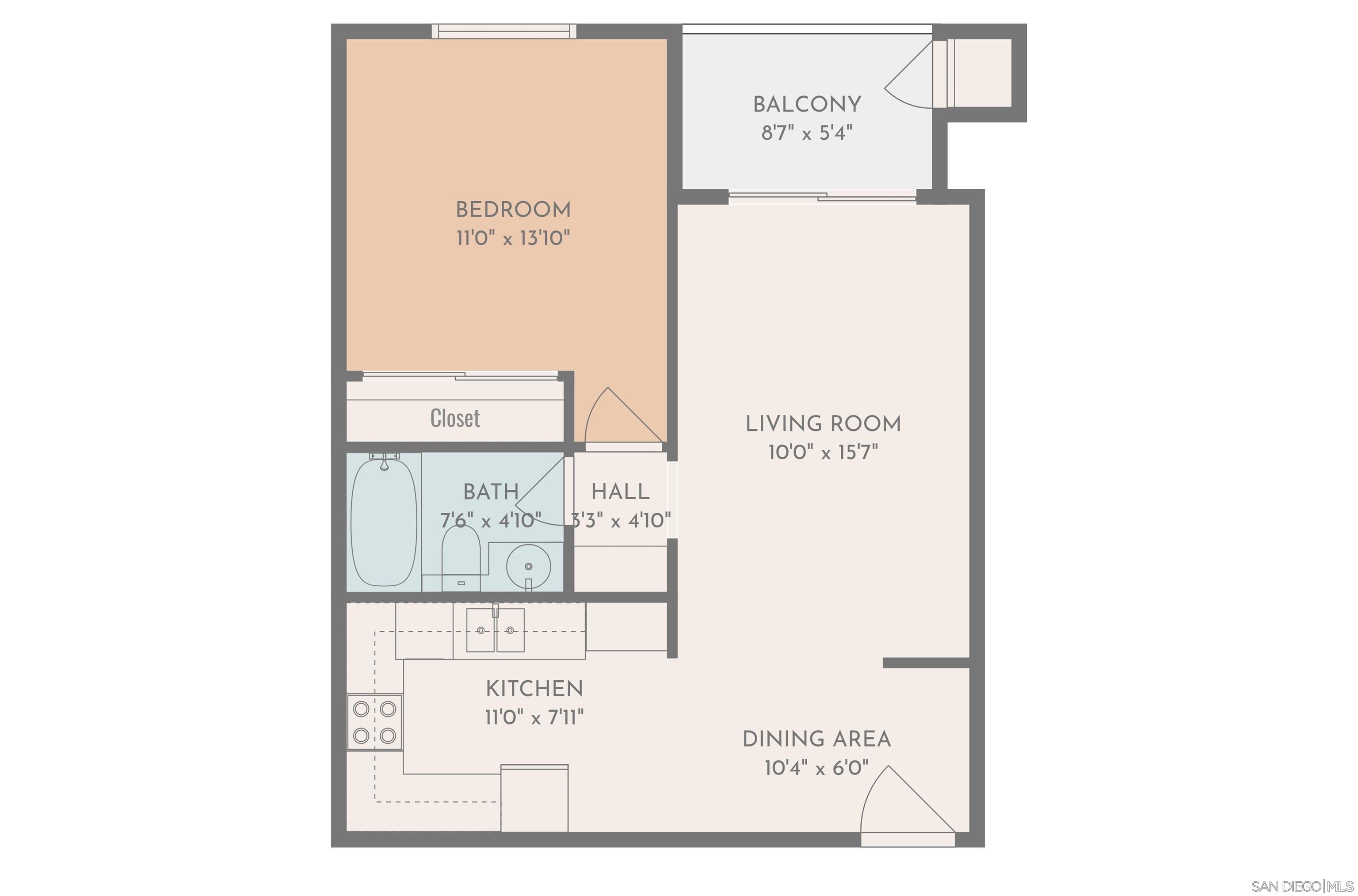 Detail Gallery Image 23 of 30 For 6350  Genesee Ave  #108,  San Diego,  CA 92122 - 1 Beds | 1 Baths