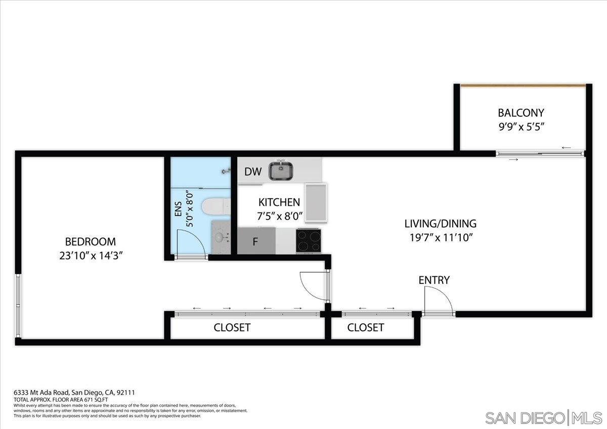 Detail Gallery Image 21 of 28 For 6333  Mount Ada Rd  #279,  San Diego,  CA 92111 - 1 Beds | 1 Baths