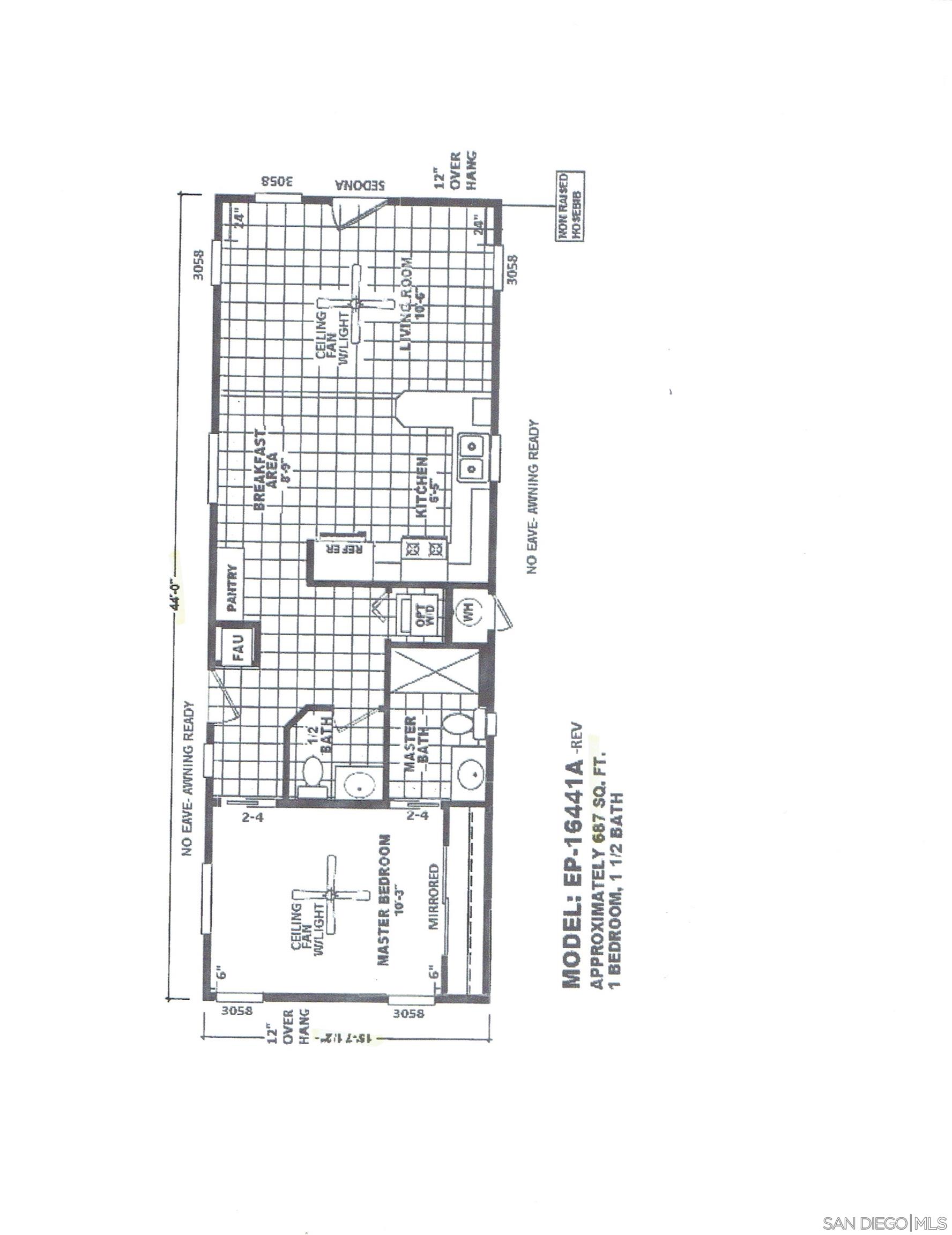 Detail Gallery Image 27 of 28 For 8545  Mission Gorge Rd  Spc 336a,  Santee,  CA 92071 - 1 Beds | 1/1 Baths